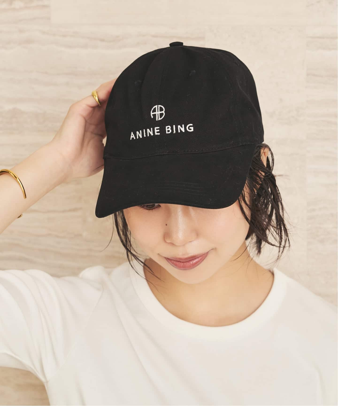 未使用【ANINE BING/アニービン】ベースボールキャップ ANINE BING / アニービン JEREMY BASEBALL キャップ（キャップ