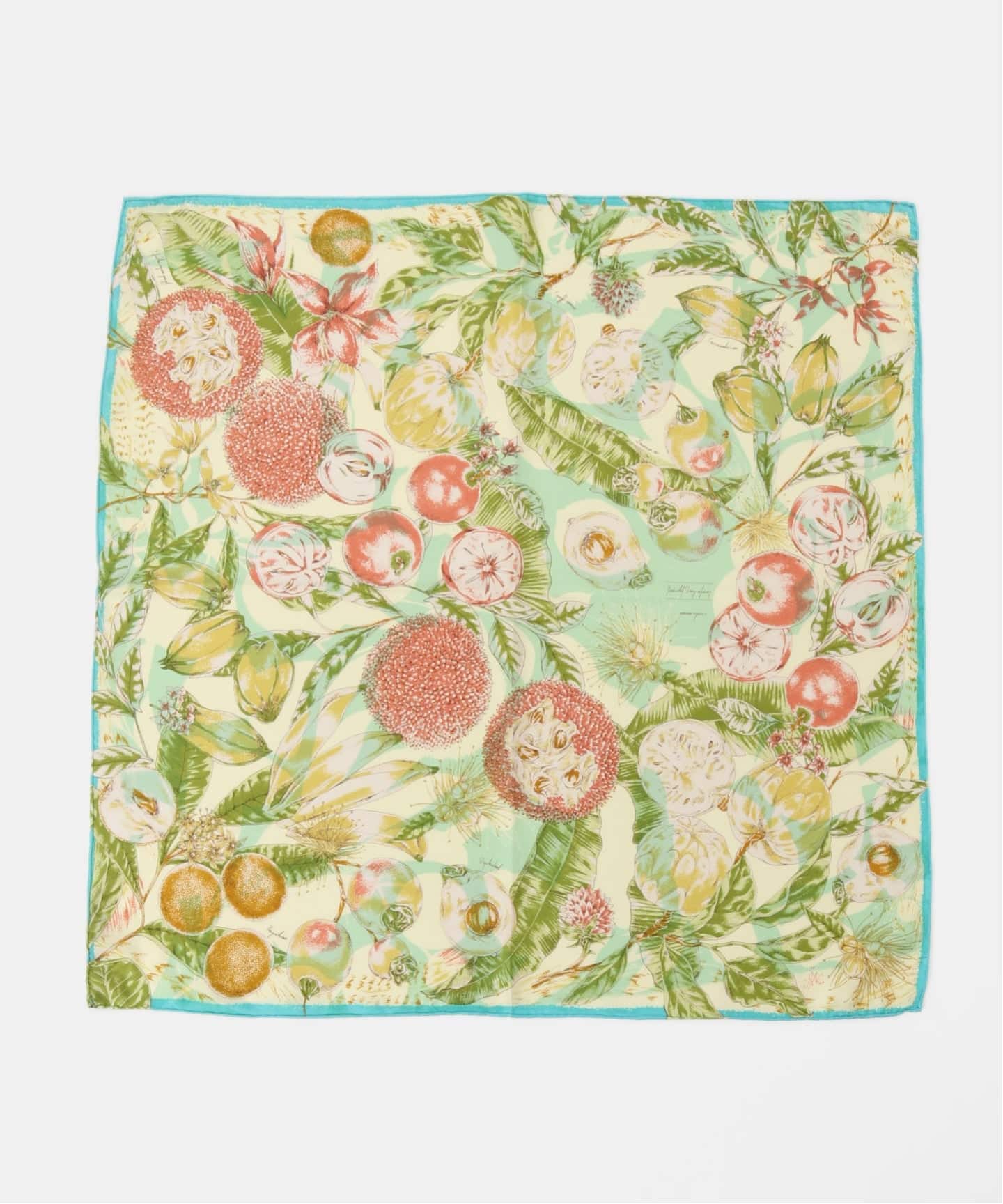 manipuri マニプリ シルクスカーフ 65*65 ジャングル（スカーフ