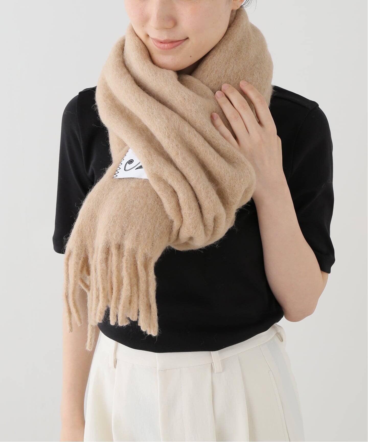 Marni ベージュ マフラー 一部店舗+WEB限定》MARNI / マルニ SCARF（マフラー）｜Spick & Span