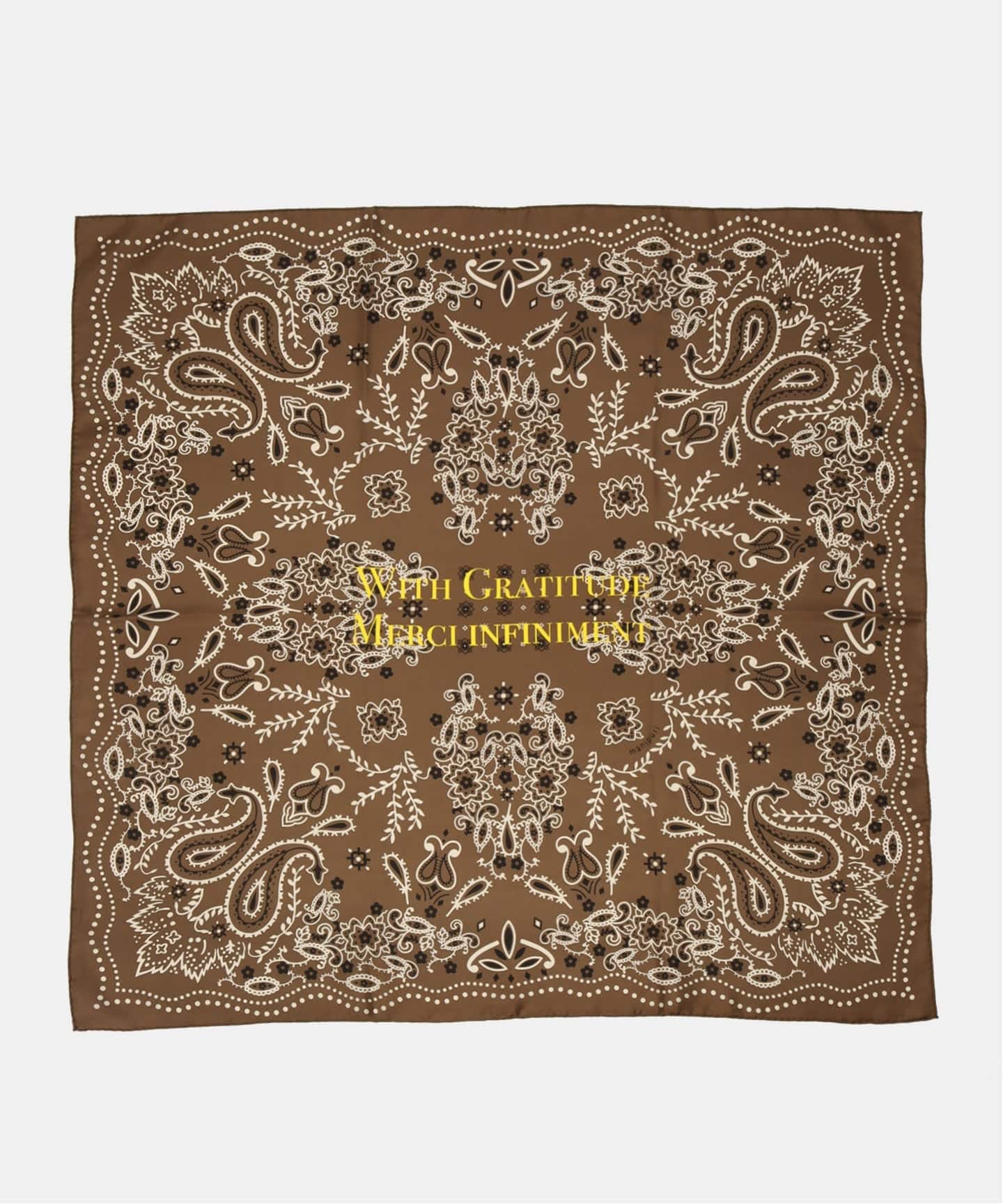 manipuri / マニプリ 別注 88 SILK カレイドバンダナ（スカーフ