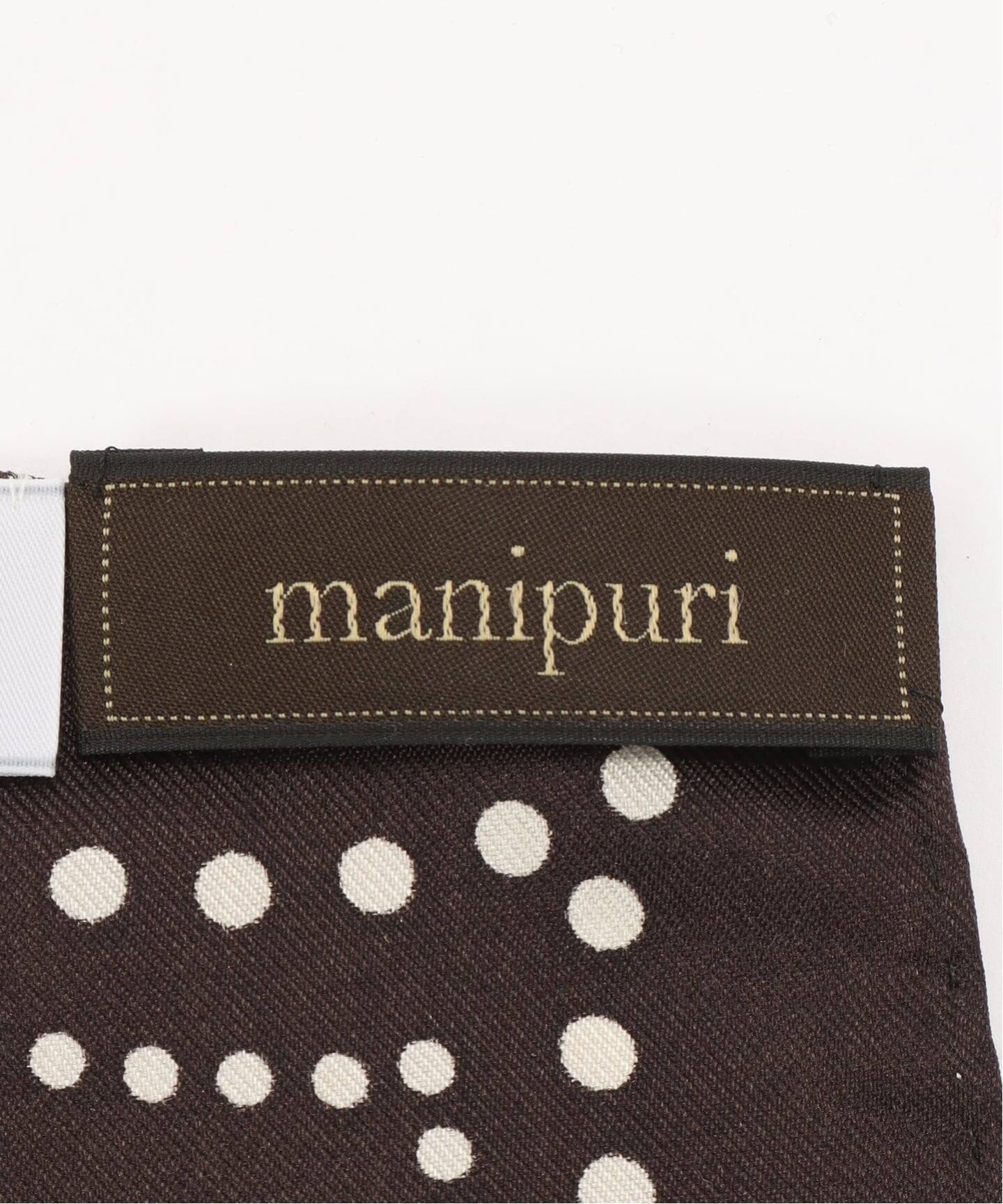 manipuri マニプリ　カレイドバンダナ　シルクスカーフ 65 ブラウン シルクスカーフ65＞カレイドバンダナ – manipuri