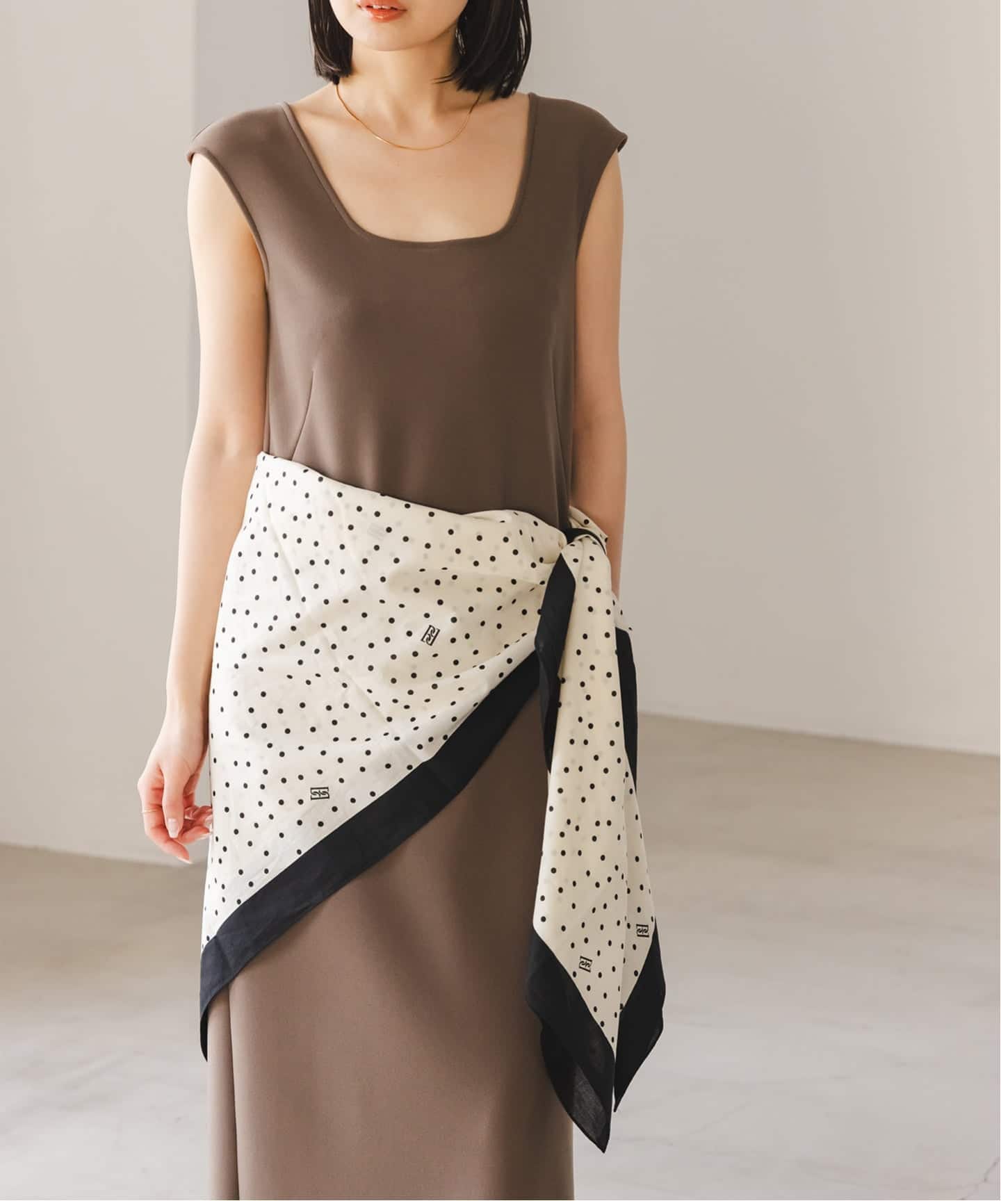 【NOBLE/BY MALENE BIRGER スクエアスカーフ】 BY MALENE BIRGER/バイマレーネビルガー CIANNA（スカーフ／バンダナ