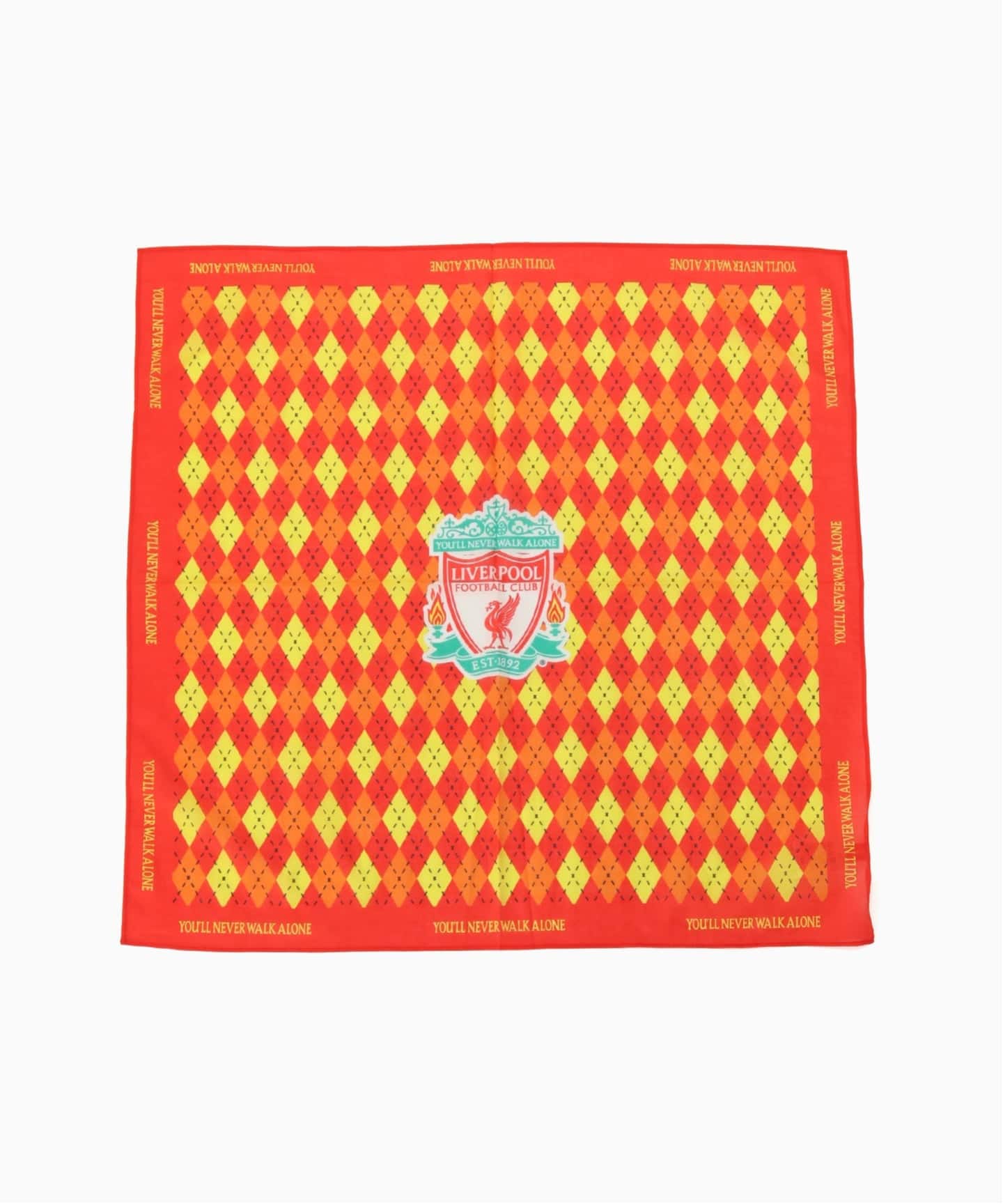 非売品　リバプールFC スカーフ 赤 JAPAN AIRLINES Liverpool FC / リバプール FC】 PRINT SCARF（スカーフ／バンダナ