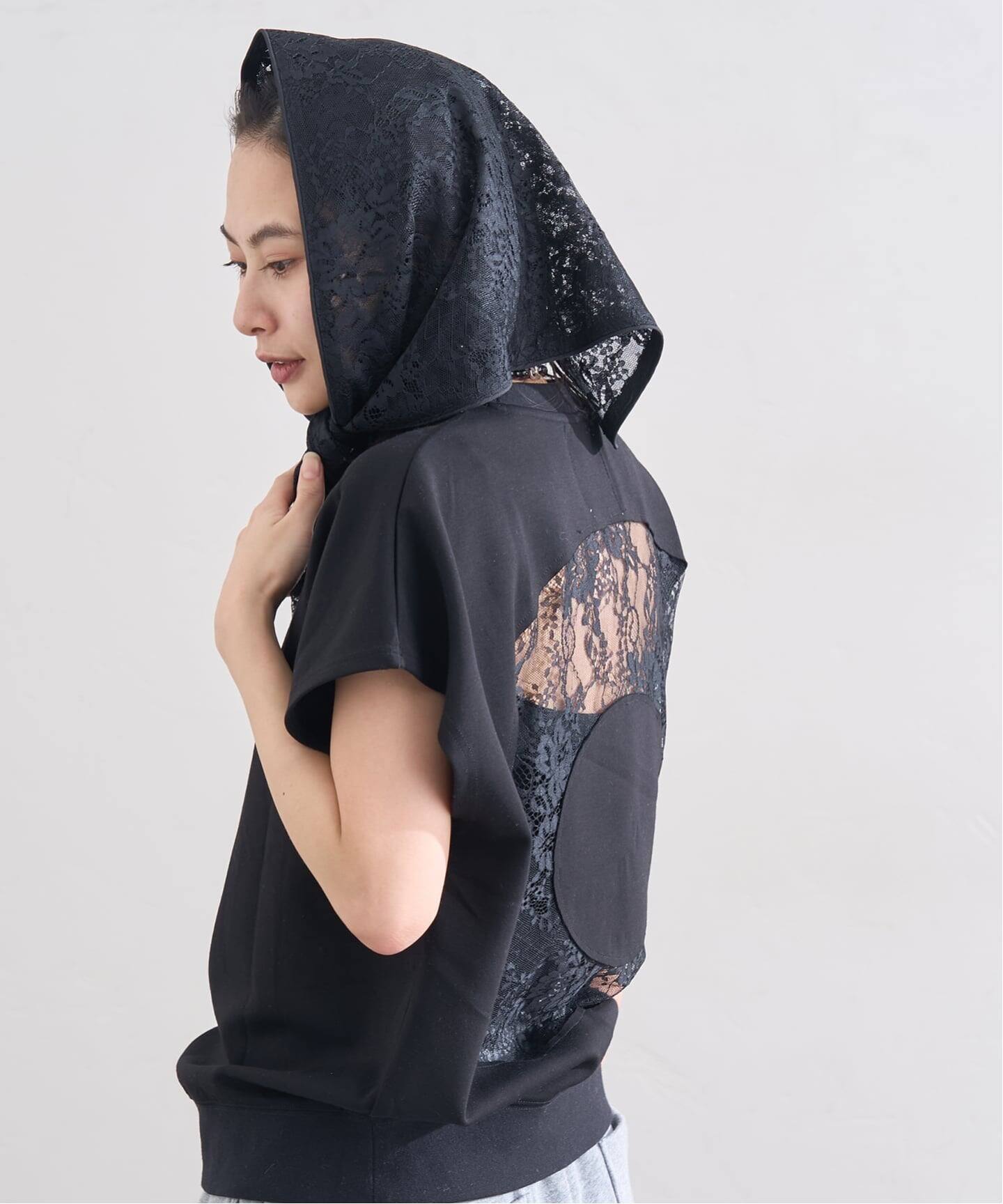 追加2》【LAYAS/レイヤーズ】 LACE TRIANGLE SCARF（スカーフ 