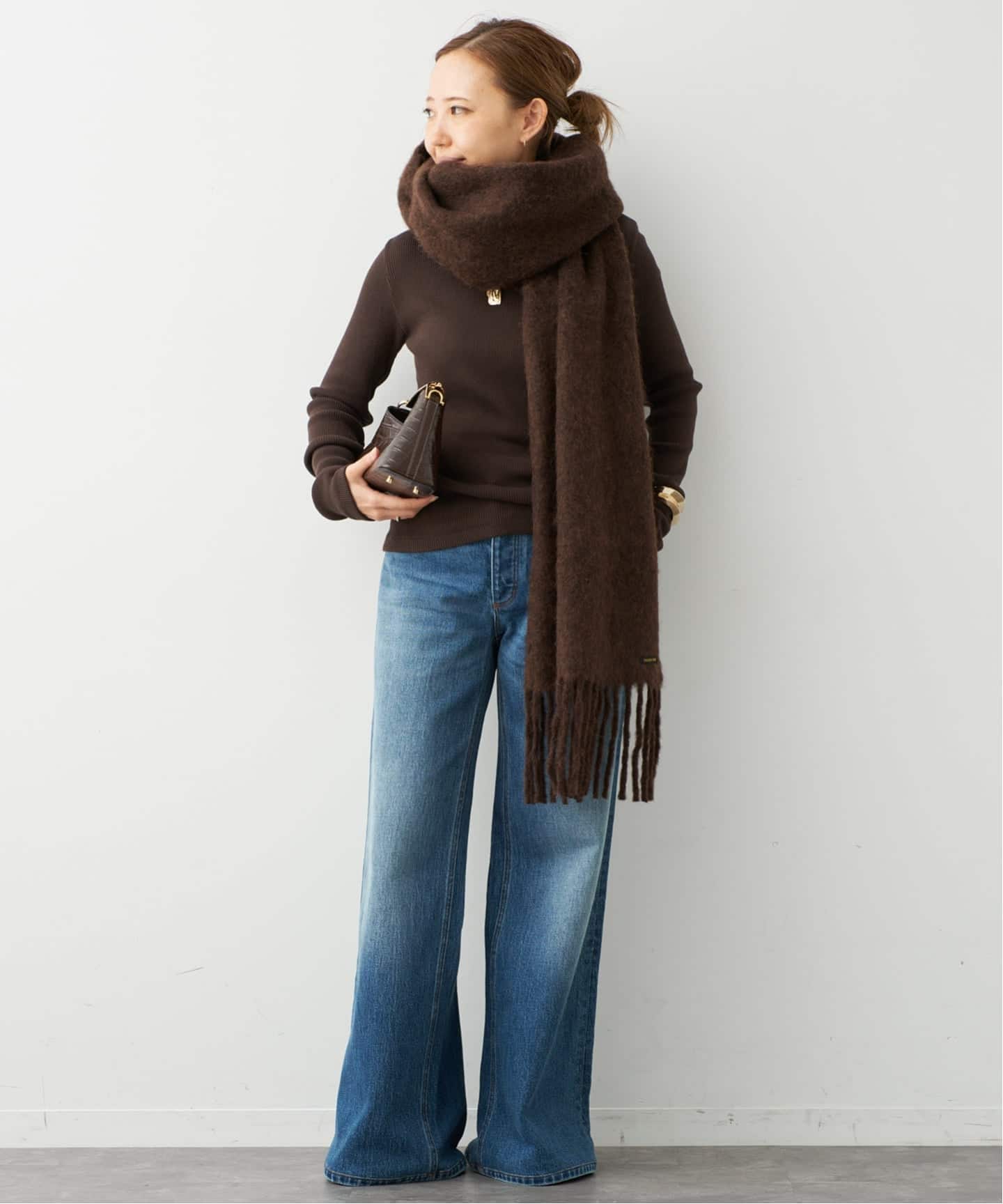 GOLDEN  ゴールデングース　マフラー　ドゥーズィエムクラス GOLDEN GOOSE / ゴールデングース】JOURNEY SCARF LONG FRINGES