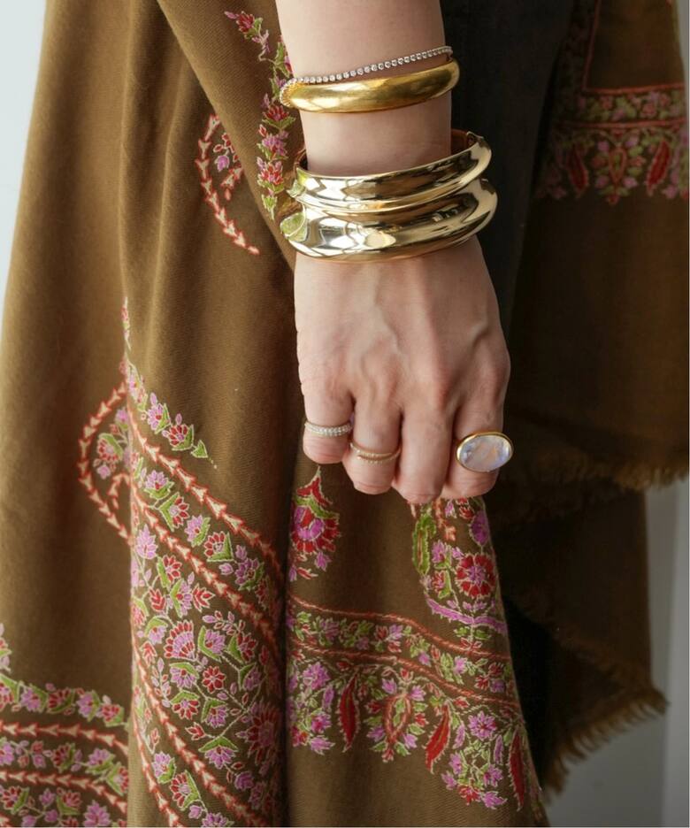 KASHMIR LOOM/カシミールルーム】 SHAWL CAMEL（ストール）｜Deuxieme 