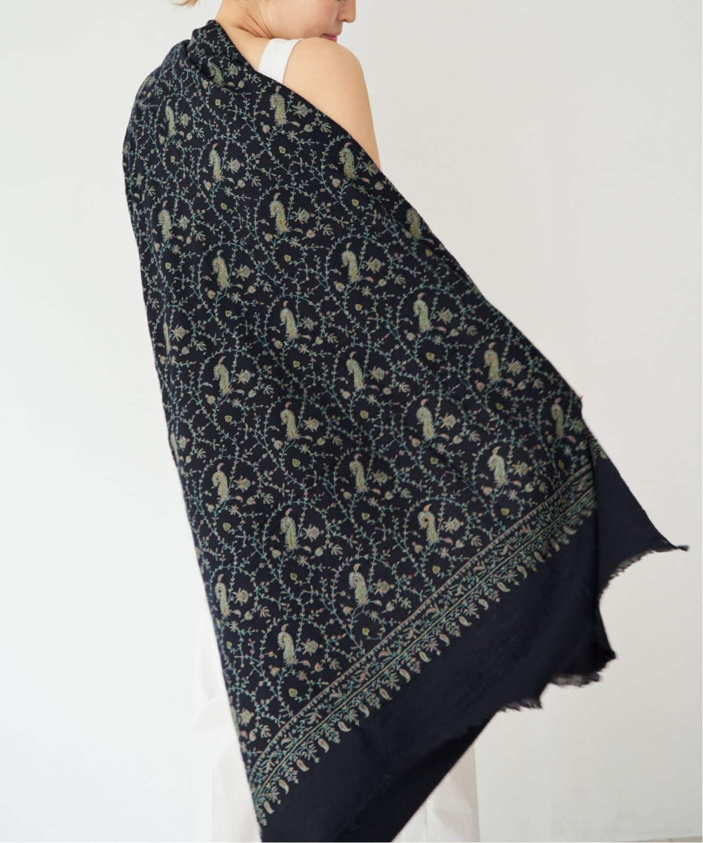 ドゥーズイエムクラスALONPICASHMEREストール ALONPI CASHMERE/アロンピ カシミヤ】 CASHMERE ストール（ストール