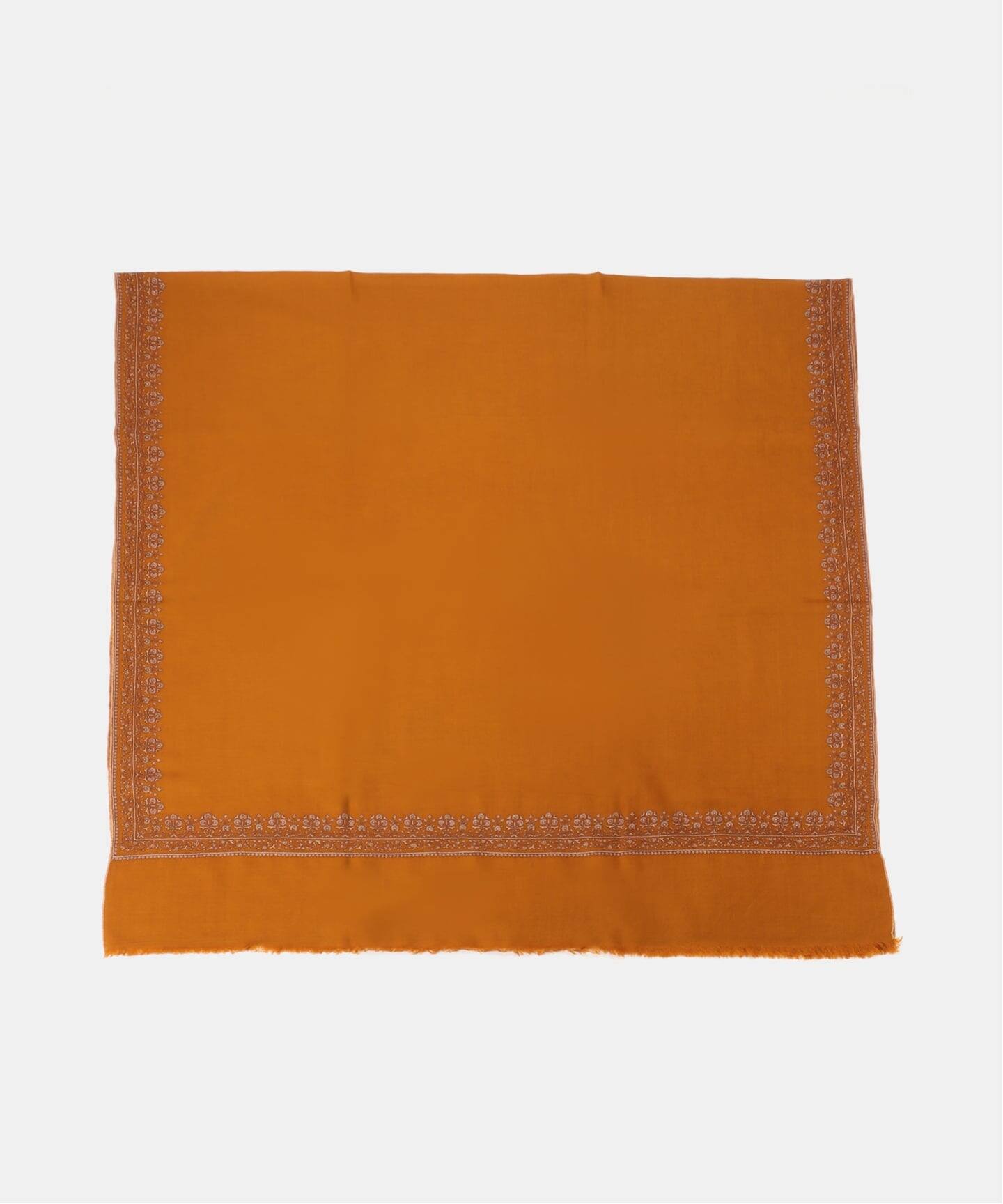 KASHMIR LOOM/カシミールルーム】SHAWL ORANGE（スカーフ／バンダナ