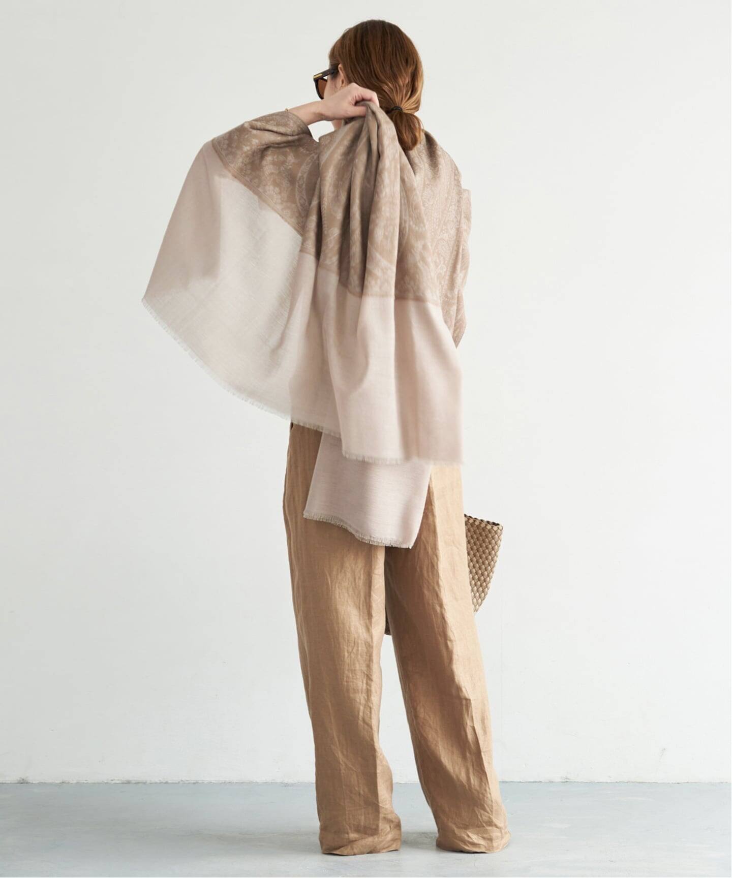L'Appartement Petrusse Paris STOLE ベージュ PETRUSSE PARIS/ペトルス パリス】 STOLE 130×200（ストール）｜L