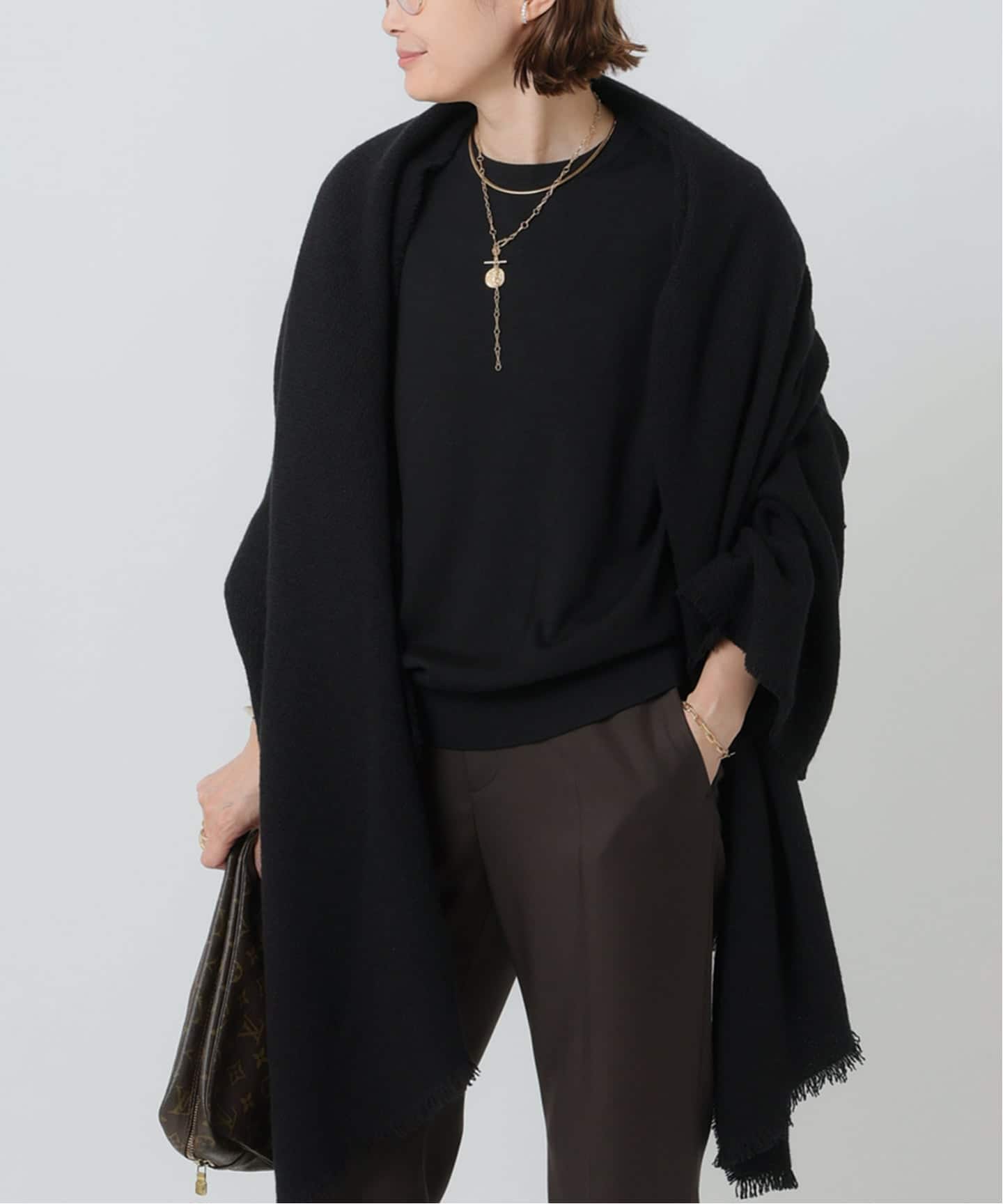 ALONPI CASHMERE / アロンピ カシミア】STOLE（ストール）｜Deuxieme