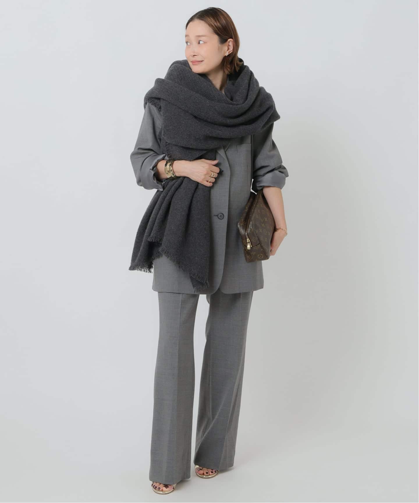 ALONPI CASHMERE / アロンピ カシミア】STOLE（ストール）｜Deuxieme