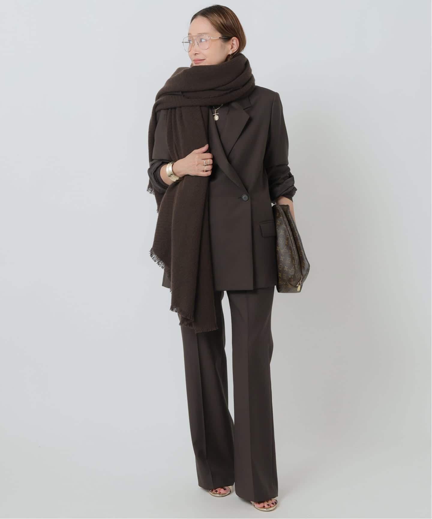 ALONPI CASHMERE / アロンピ カシミア】STOLE（ストール）｜Deuxieme