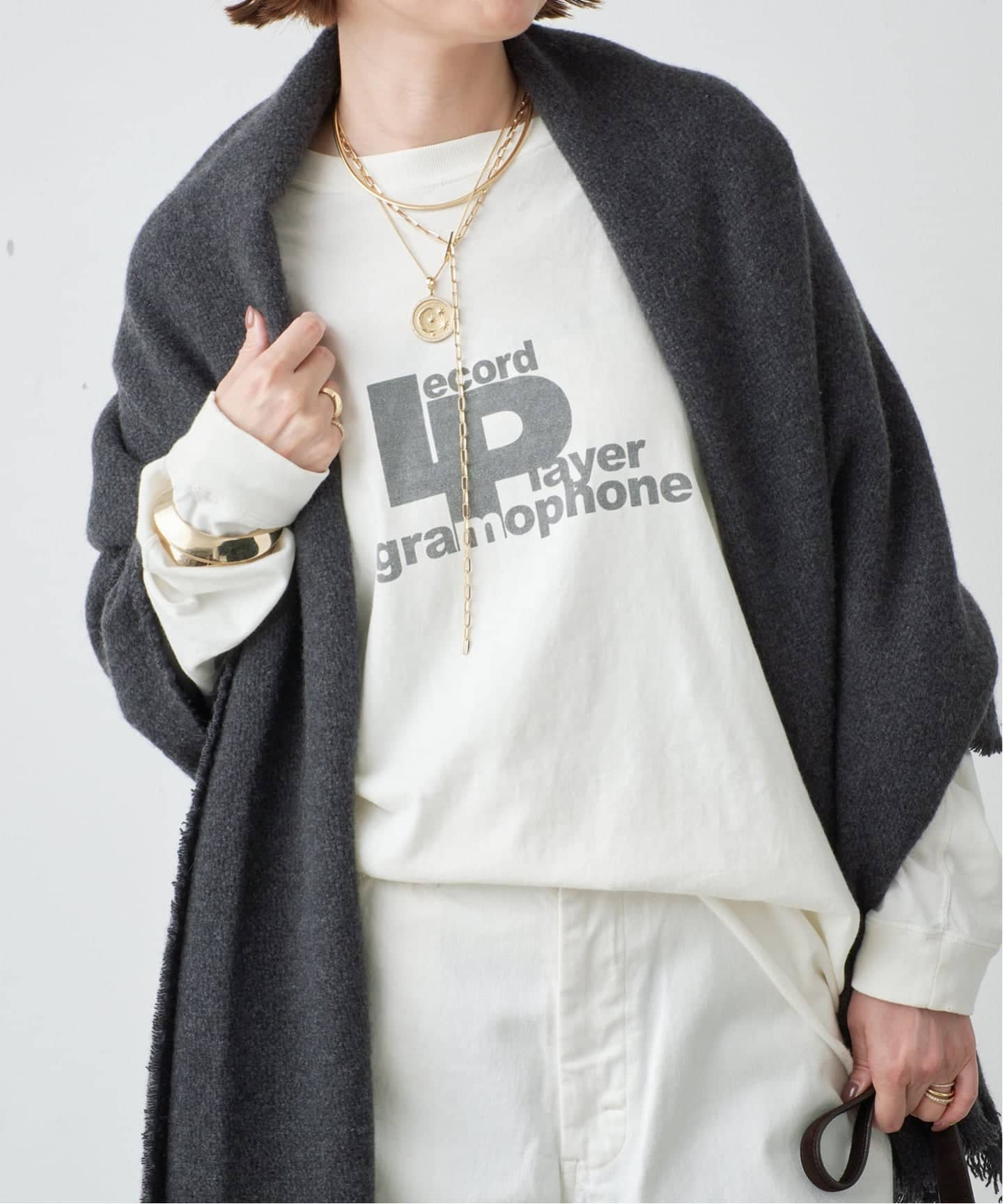 ALONPI CASHMERE / アロンピ カシミア】STOLE（ストール）｜Deuxieme