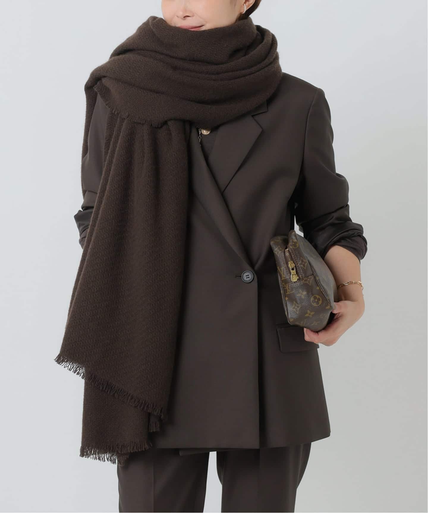 ALONPI CASHMERE / アロンピ カシミア】STOLE（ストール）｜Deuxieme