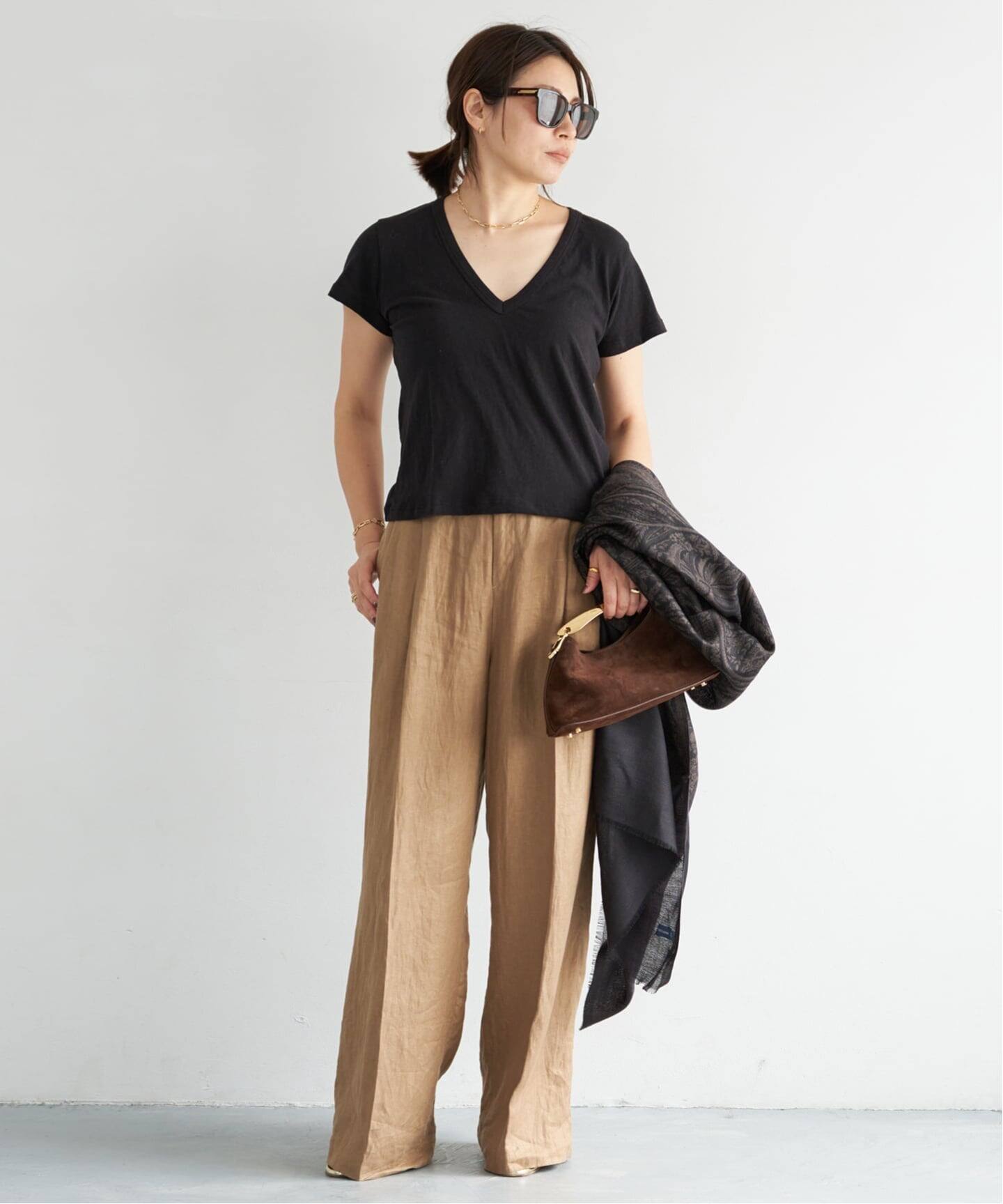 Deuxieme Classe【ぺトルス】JACQUARD STOLE BLK PETRUSSE/ぺトルス】JACQUARD STOLE BLK（スカーフ／バンダナ