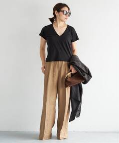 PETRUSSE/ぺトルス】JACQUARD STOLE BLK（スカーフ／バンダナ 