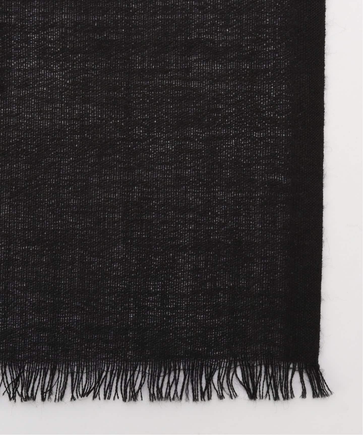 PETRUSSE/ぺトルス】JACQUARD STOLE BLK（スカーフ／バンダナ