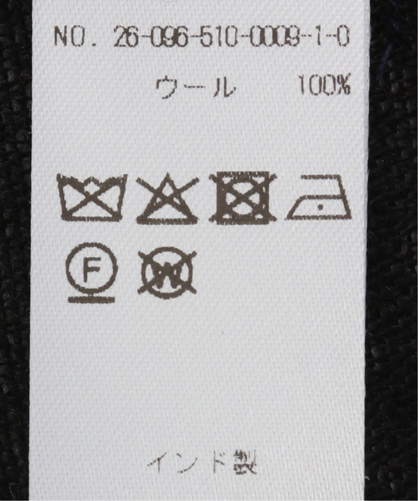 PETRUSSE/ぺトルス】JACQUARD STOLE BLK（スカーフ／バンダナ