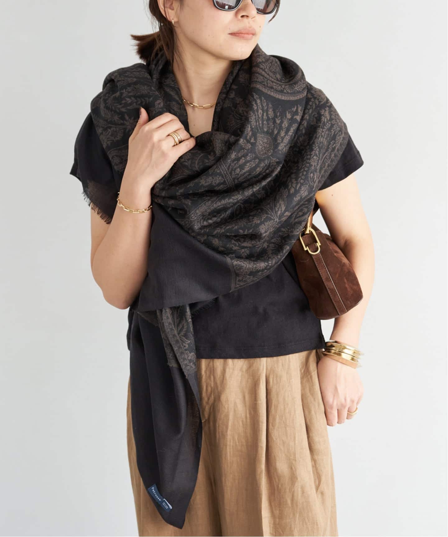 L'Appartement 【PETRUSSE PARIS】 STOLE PETRUSSE PARIS/ペトルス パリス】 STOLE 130×200（ストール）｜L