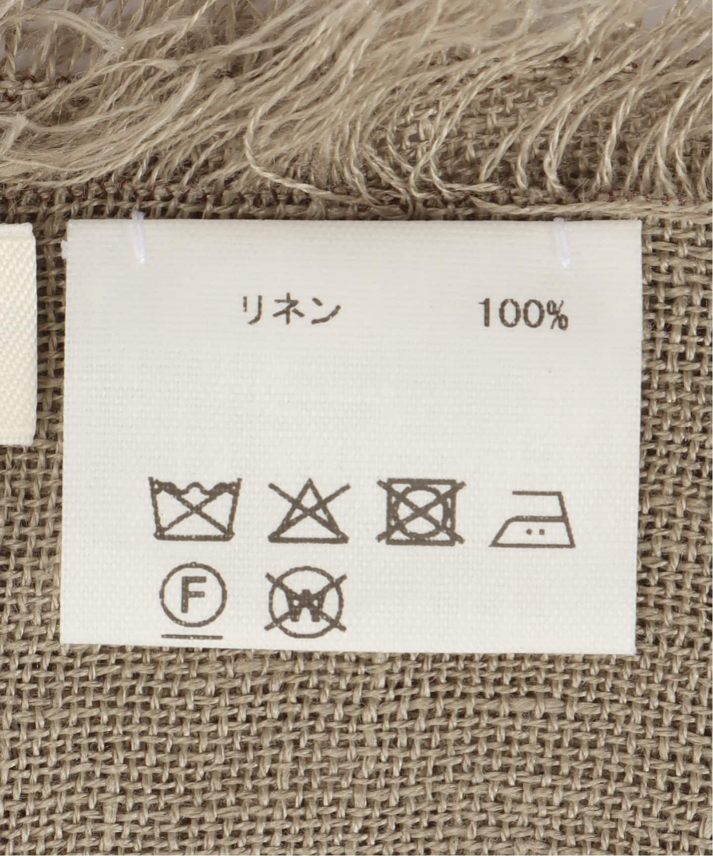 ASAUCE MELER/アソースメレ】110x210 LINEN STOLE（ストール