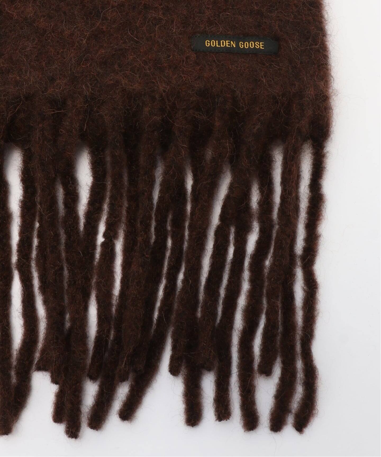 GOLDEN GOOSE/ゴールデングース】 BRUSHED/W FRINGE ストール