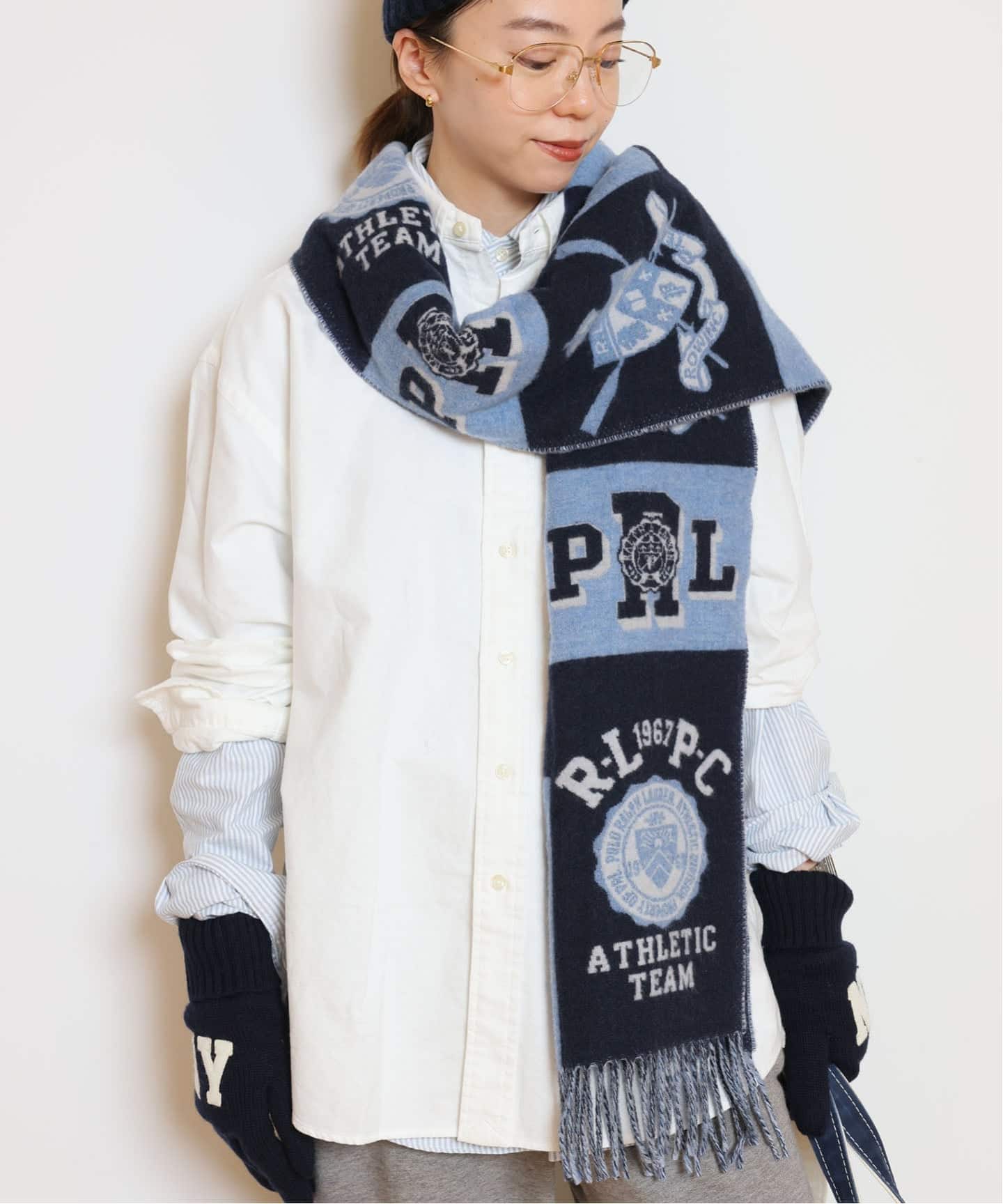 POLO RALPH LAUREN / ポロ ラルフ ローレン】CREW CREST SCARF
