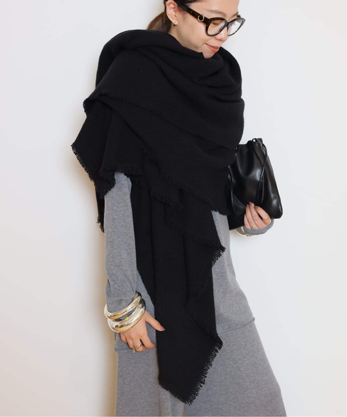 ALONPI CASHMERE/アロンピ カシミヤ】 CASHMERE ストール（ストール