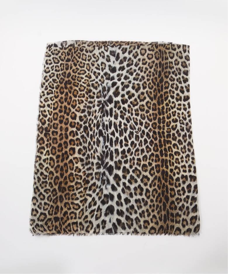 FALIERO SARTI/ファリエロ サルティ】 LEOPARED PRINT SCARF（ストール 