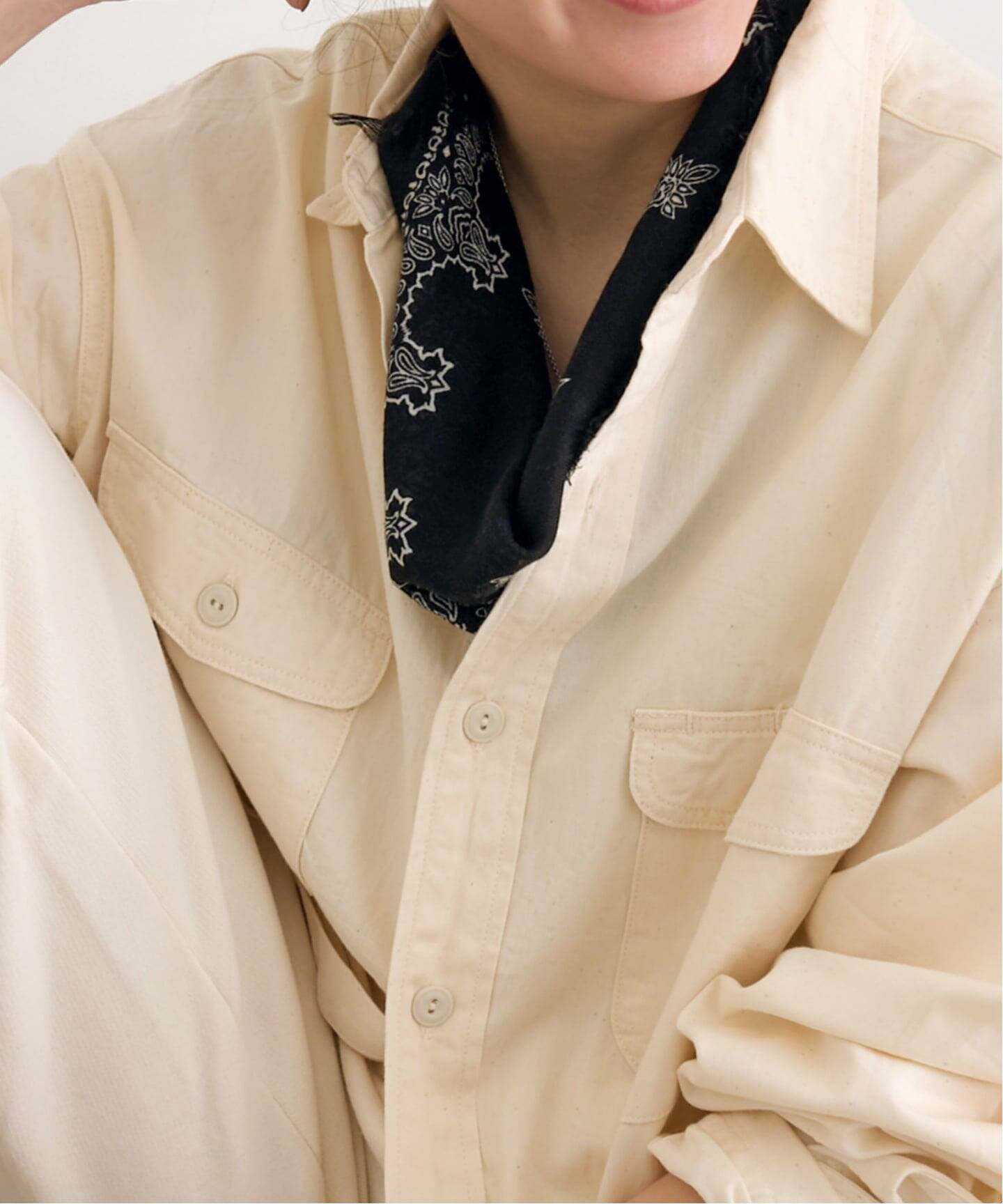 DESTIN FRINGE SCARF バンダナ DEUXIEME CLASSE DESTIN/デスティン】 FRINGE SCARF（スカーフ／バンダナ）｜L