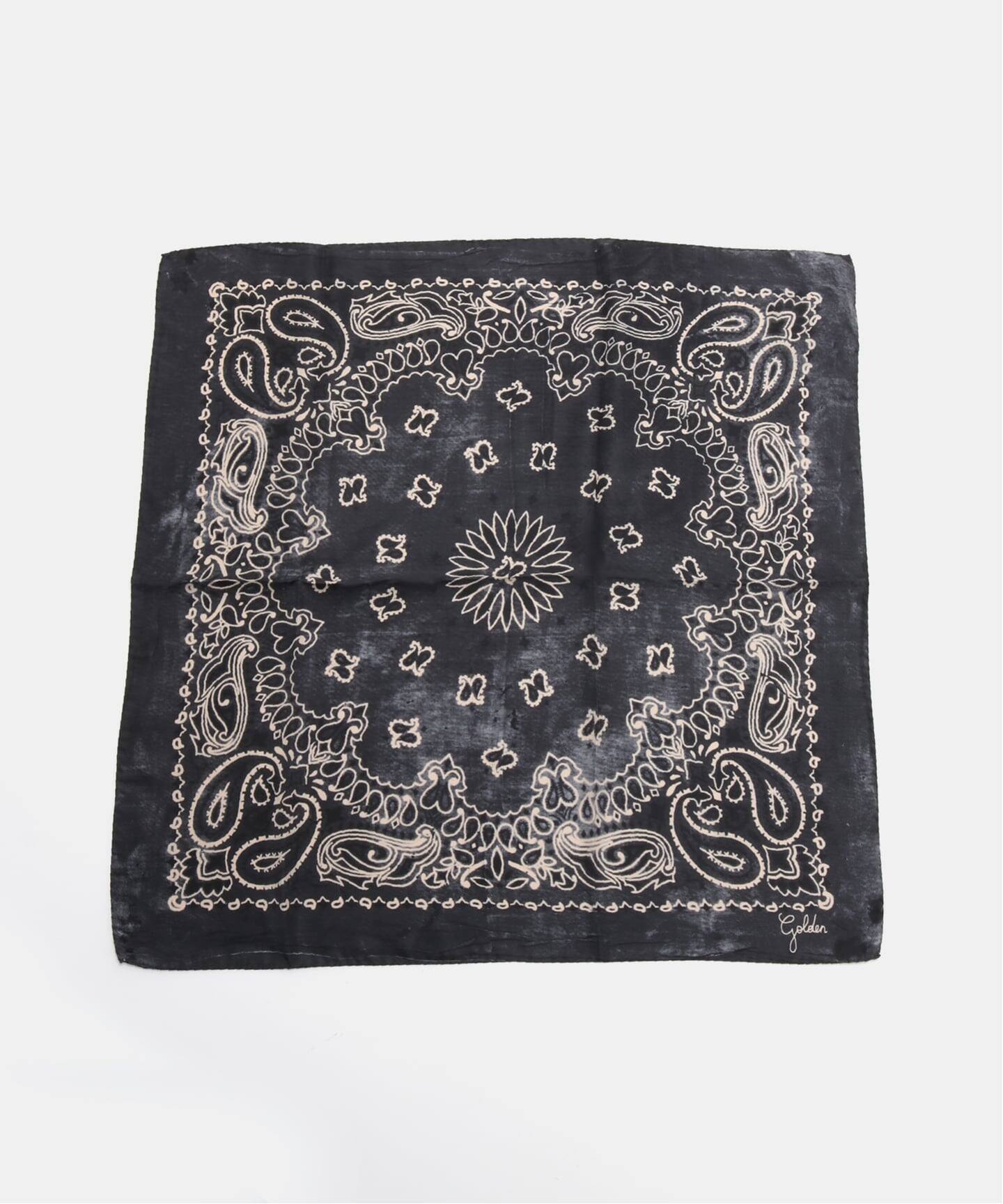 GOLDEN GOOSE / ゴールデングース】PAISLEY PRINT SILK bandanna