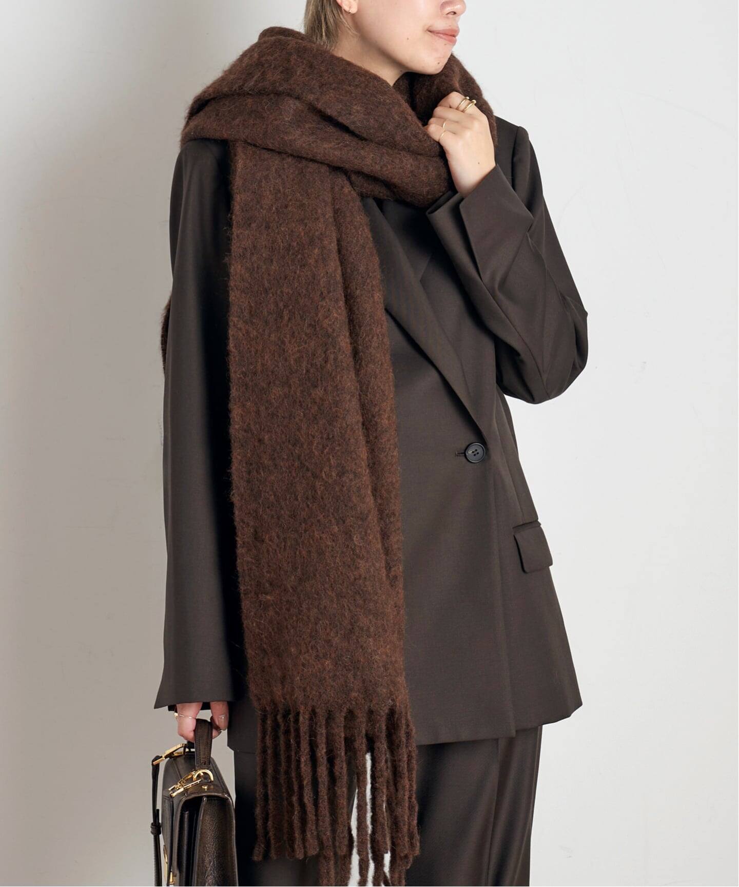 GOLDEN GOOSE / ゴールデングース】LONG FRINGES SCARF（マフラー 