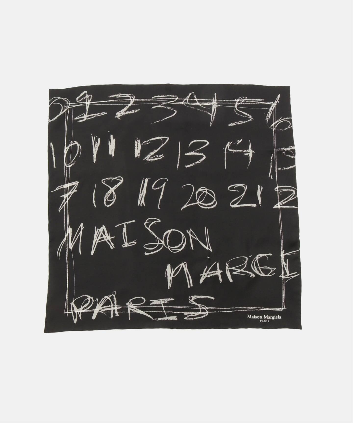 Maison Margiela/メゾン マルジェラ】FOULARD(BLACK)（スカーフ