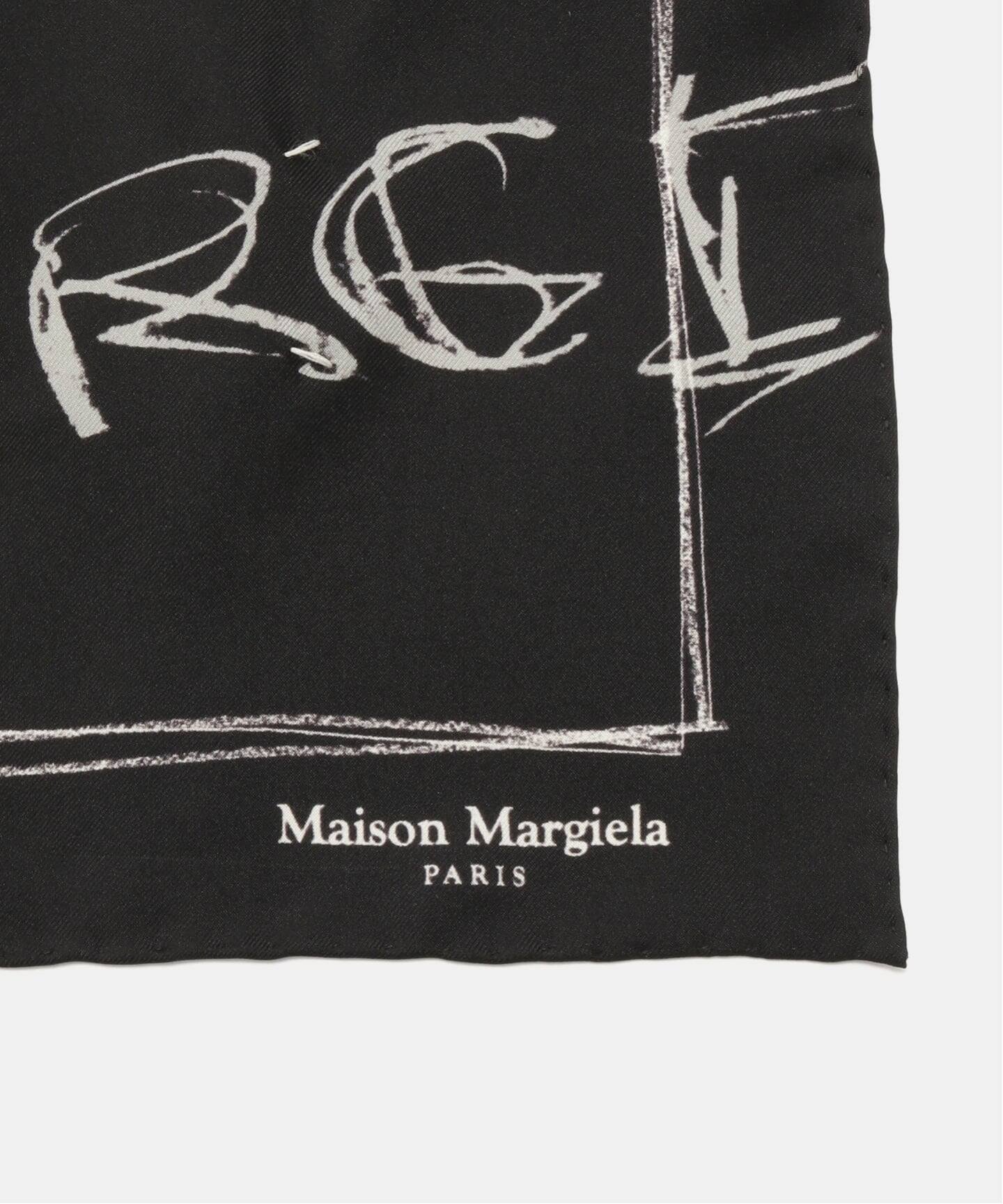 Maison Margiela/メゾン マルジェラ】FOULARD(BLACK)（スカーフ