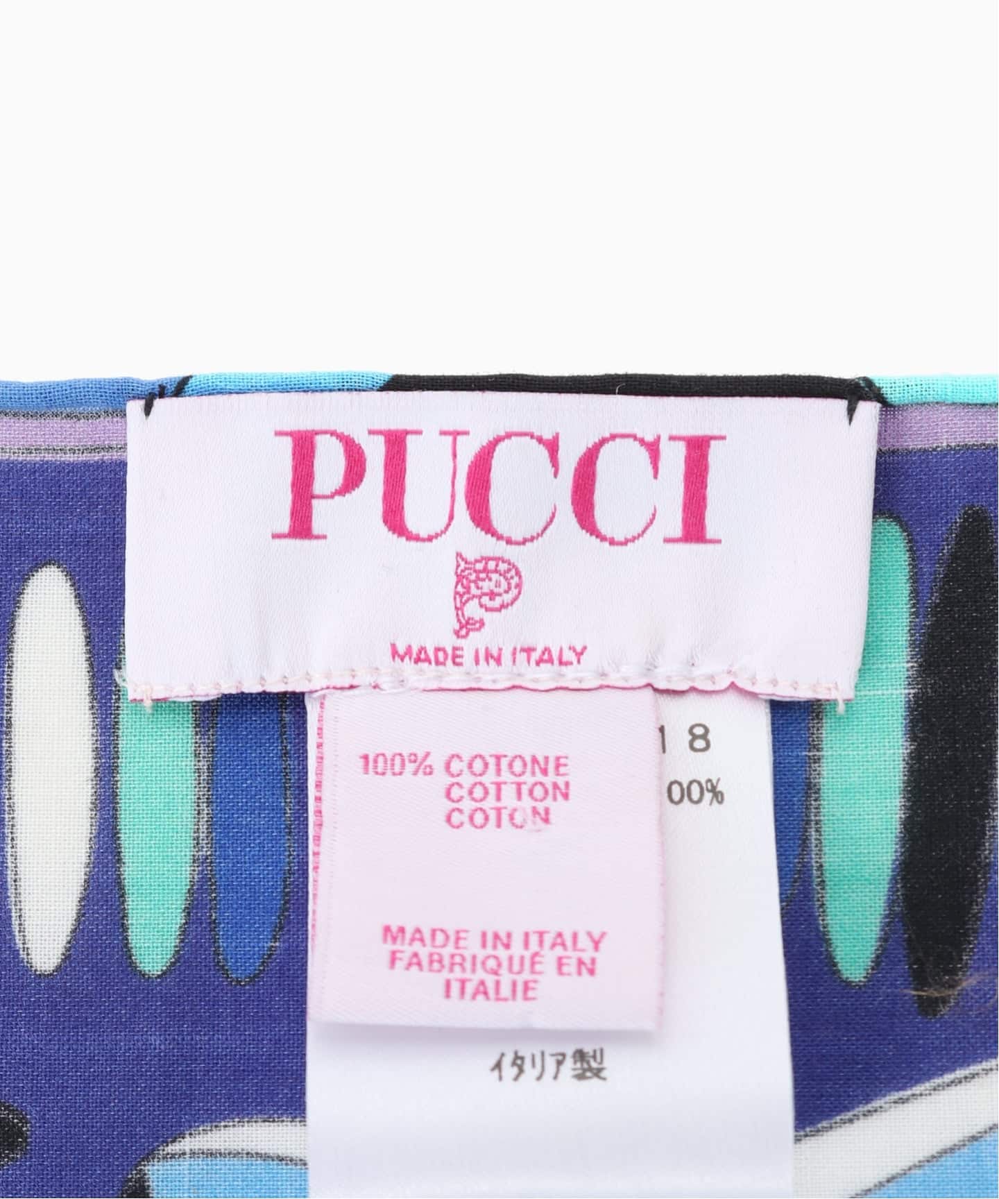 EMILIO PUCCI / エミリオプッチ FOULARD 52X52 COTONE - COTO