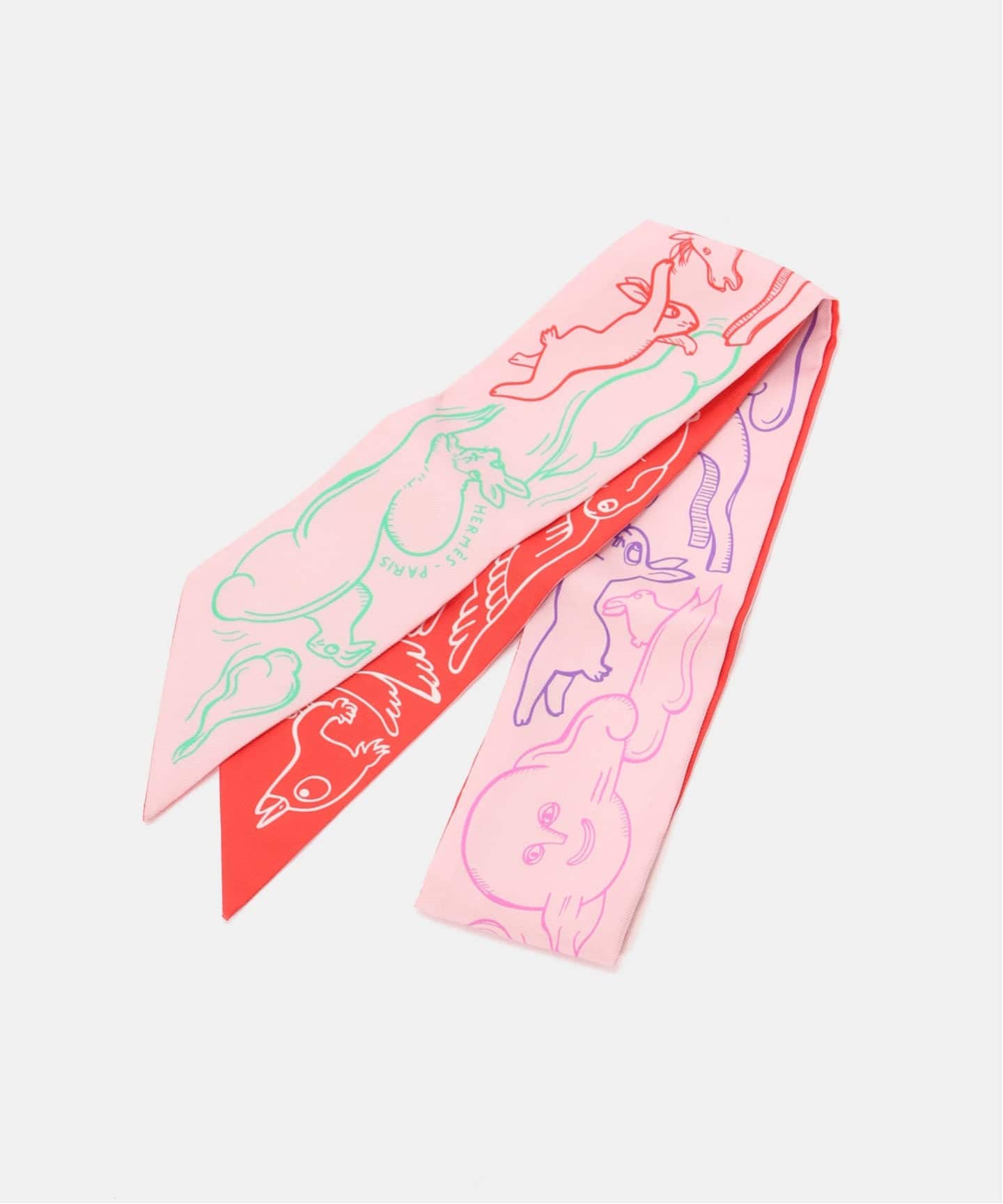 HERMES Scarf ツイリー / 千と一のうさぎ（スカーフ／バンダナ