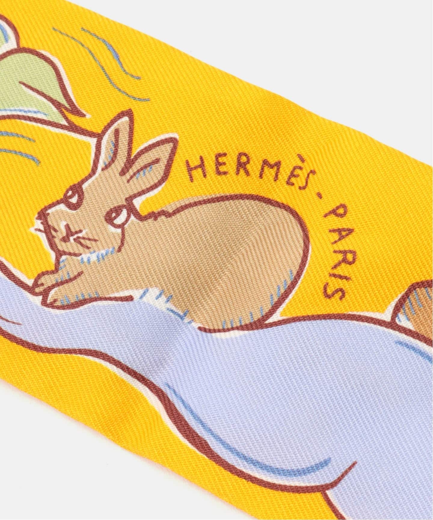 HERMES ツイリー 千と一のウサギ HERMES Scarf ツイリー / 千と一のうさぎ（スカーフ／バンダナ