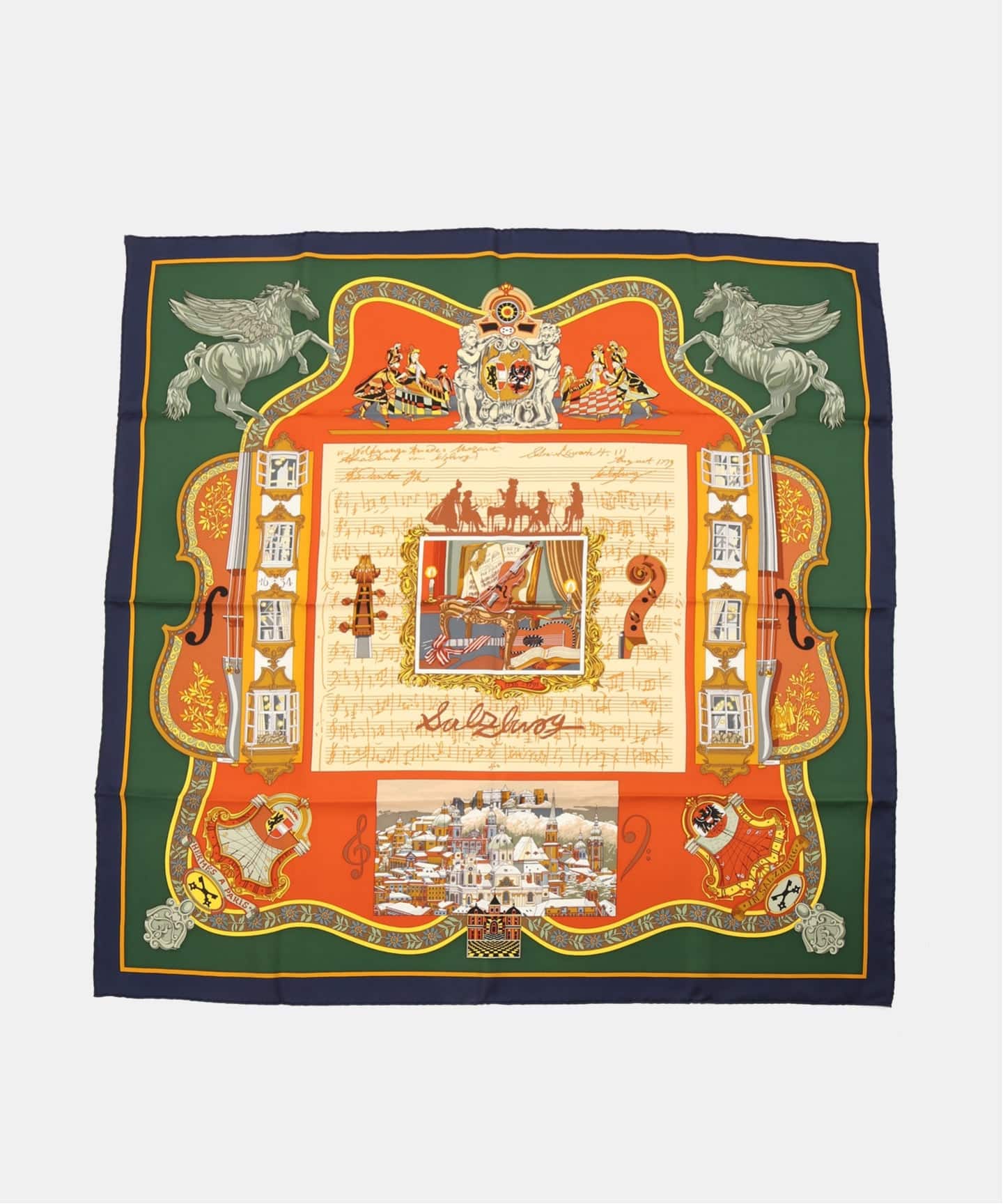 HERMES Scarf 90 / IN SALZBURG（スカーフ／バンダナ）｜HIROB（ヒロブ