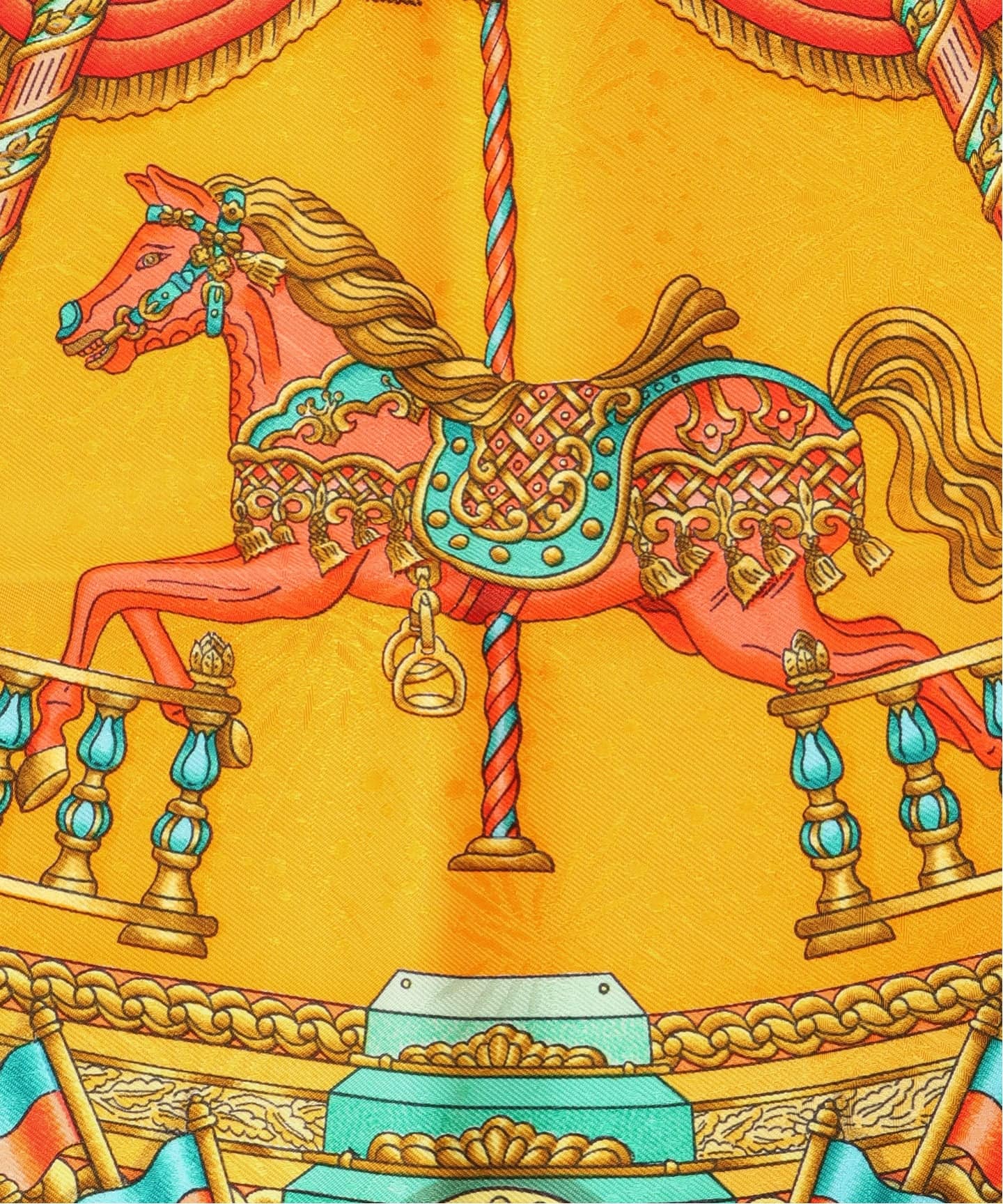 HERMES Scarf カレ90 / Luna Park（スカーフ／バンダナ）｜HIROB