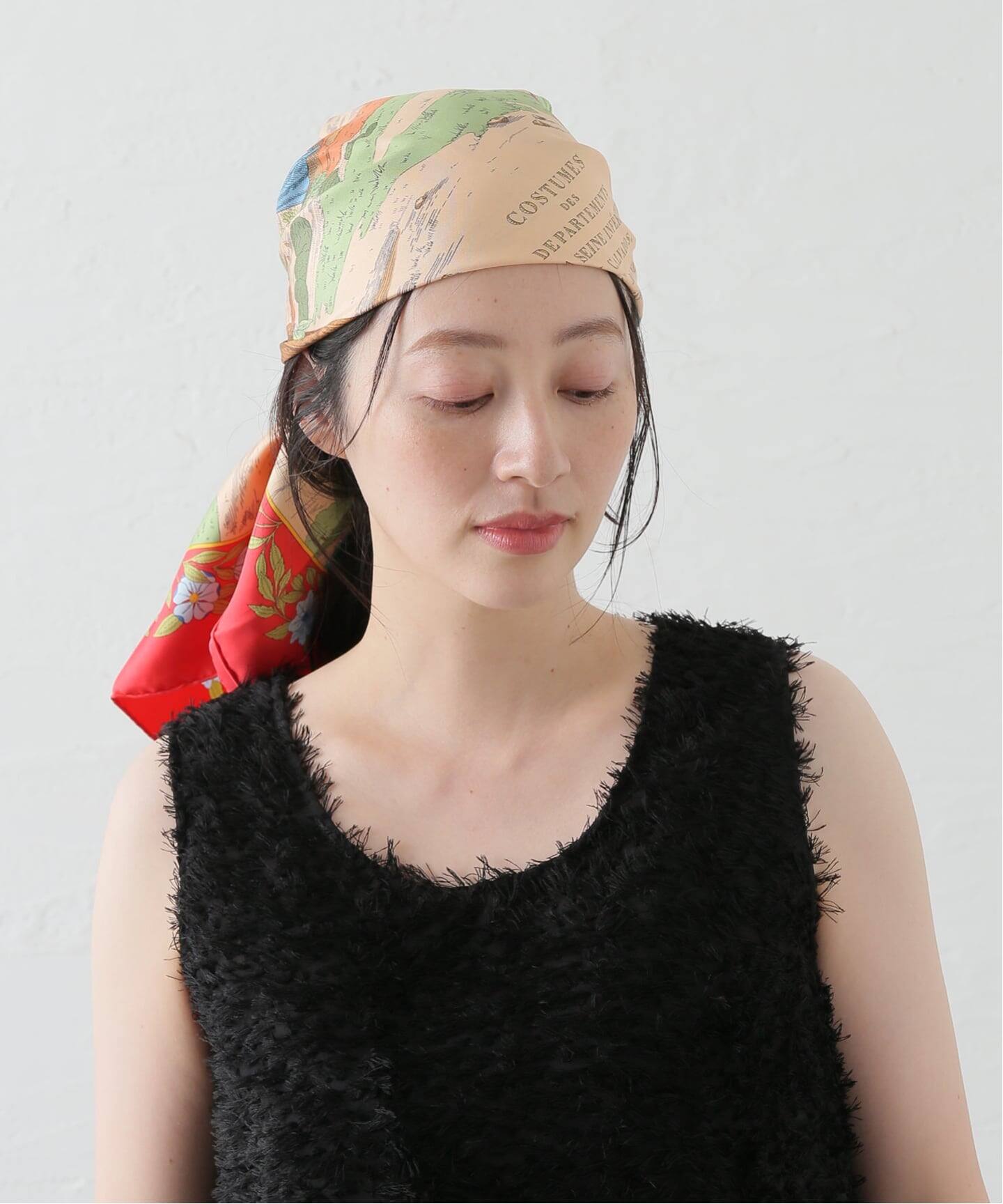 【美品】HERMES エルメス カレ90 バンダナ スカーフ HERMES Scarf カレ90 / COSTUMES DES DEPARTEMENTS（スカーフ