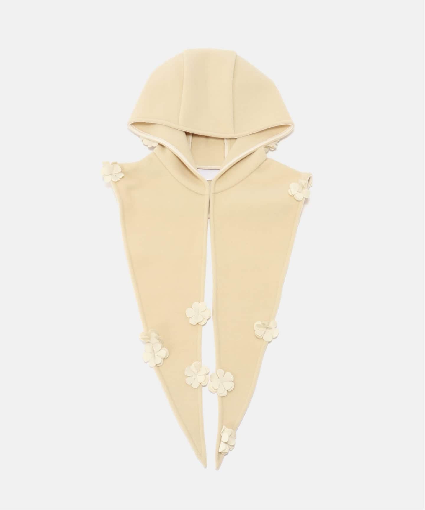 MARGE/マージ flower motif hooded scarf スカーフ 1012-0108-034