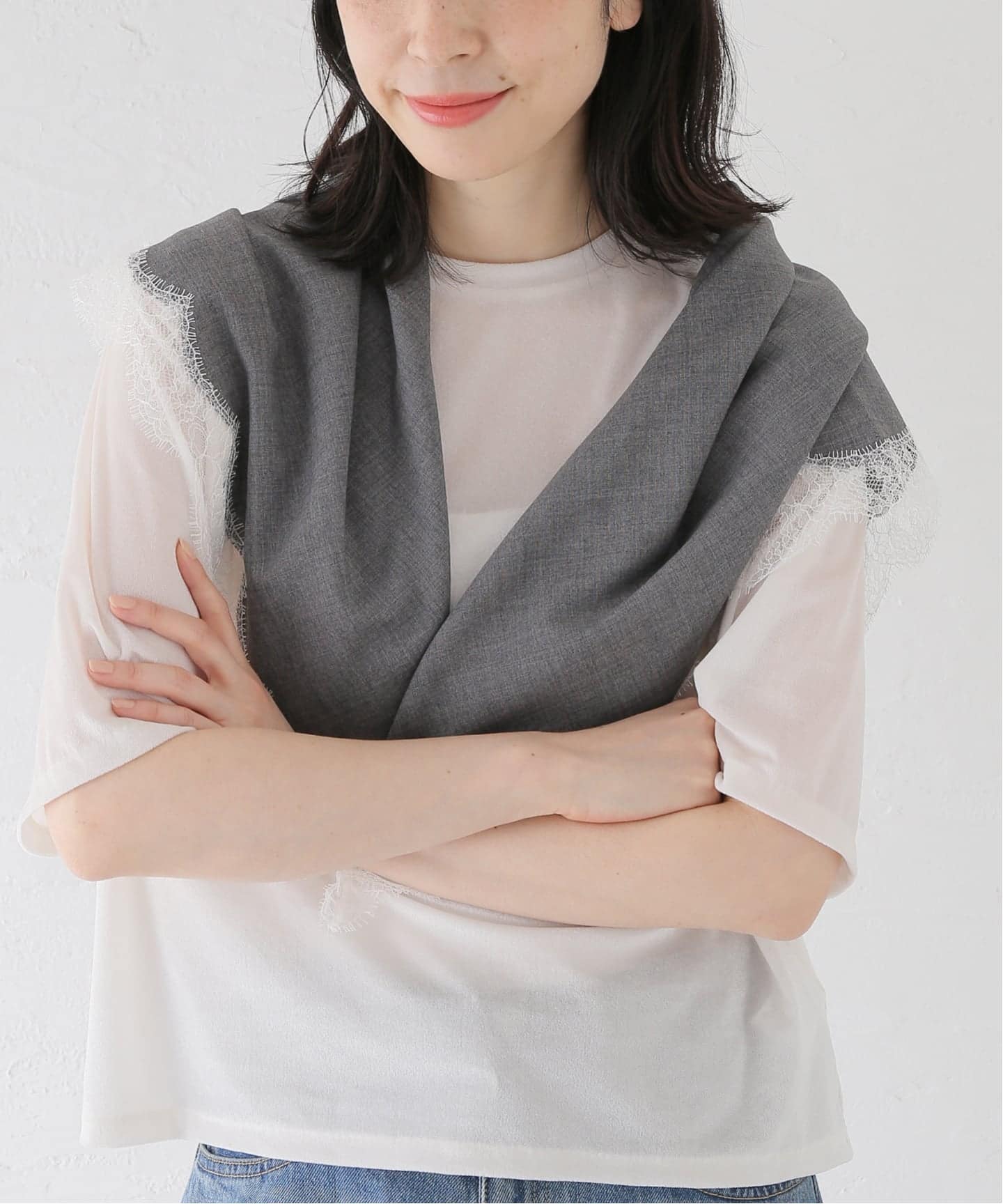 MADISONBLUE/マディソンブルー SCARF LACE P/PE スカーフ MB261-9002