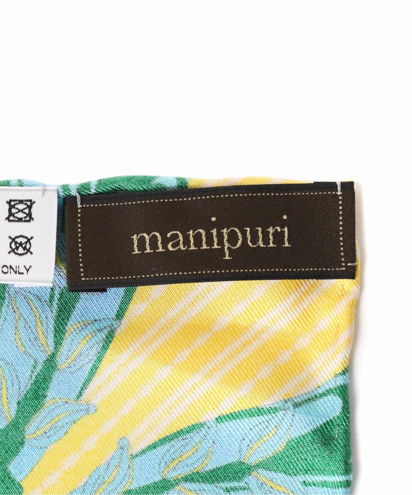 manipuri マニプリ シルクスカーフ キャリッジ 88x88cm 161330114