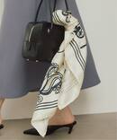 《予約》ASAUCE MELER アソースメレ テープエンブロイダリースカーフ AM26S-SC148