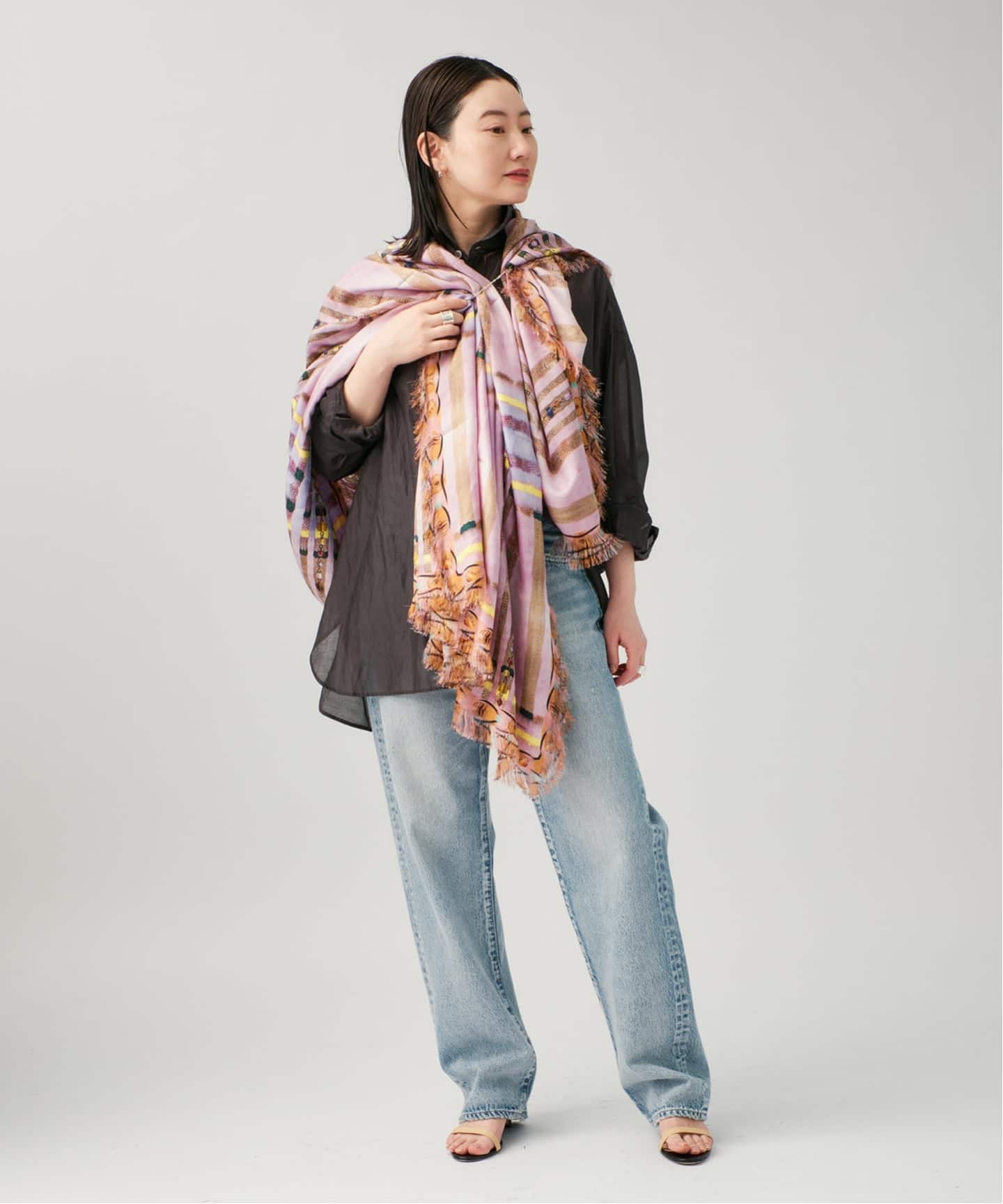 PIERRE LOUIS MASCIA ピエール ルイマーシャ Scarf 135x194cm 517308