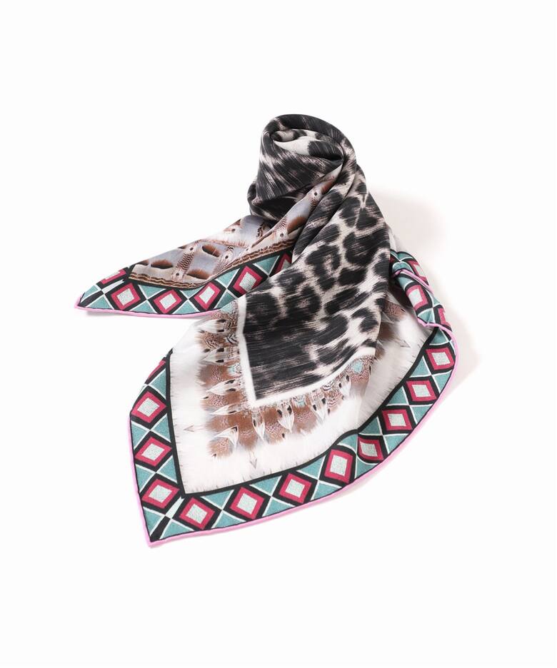 PIERRE LOUIS MASCIA ピエール ルイマーシャ Scarf 67x67cm 517529/101 