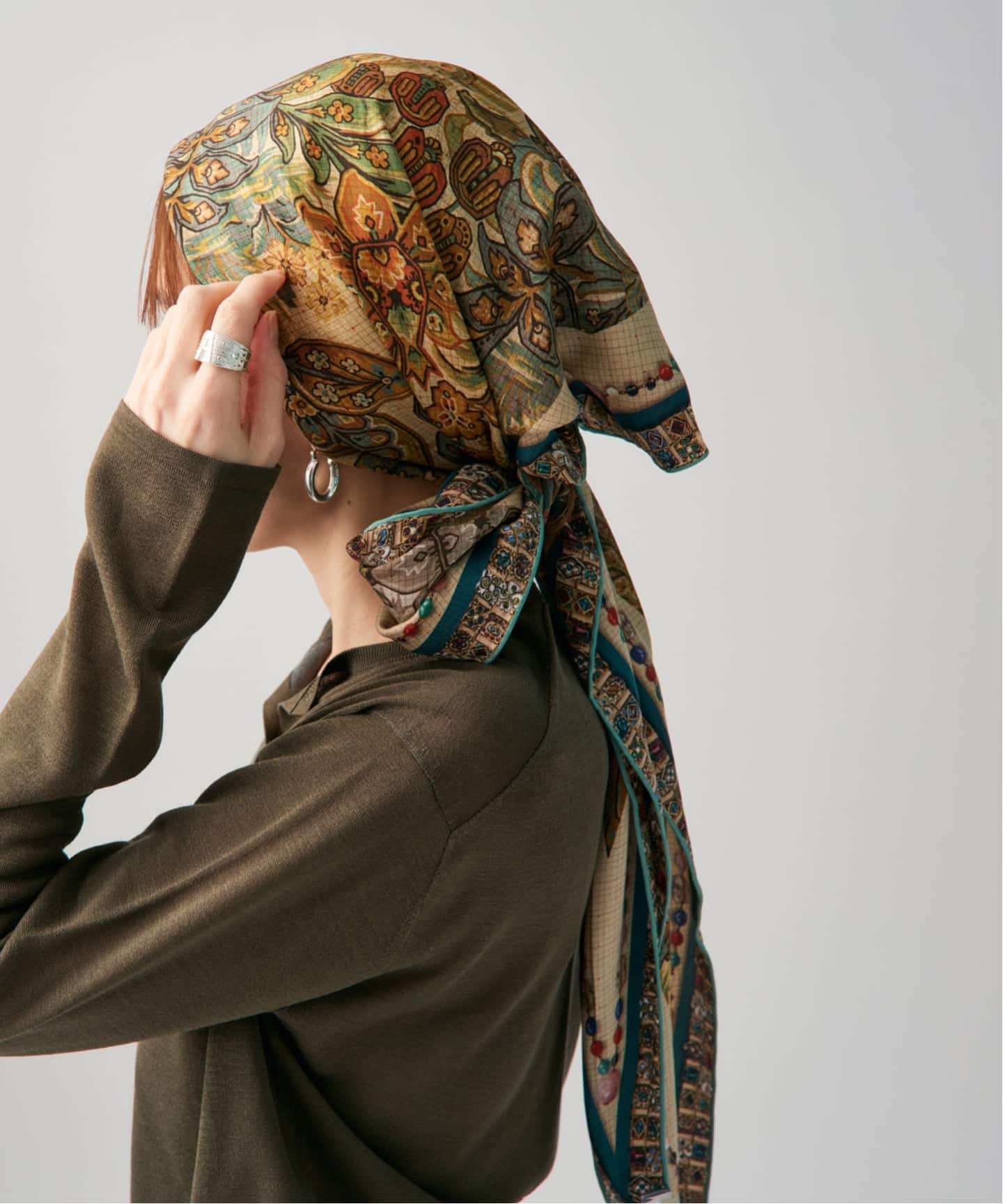 追加》PIERRE LOUIS MASCIA ピエール ルイマーシャ Scarf 65x120cm
