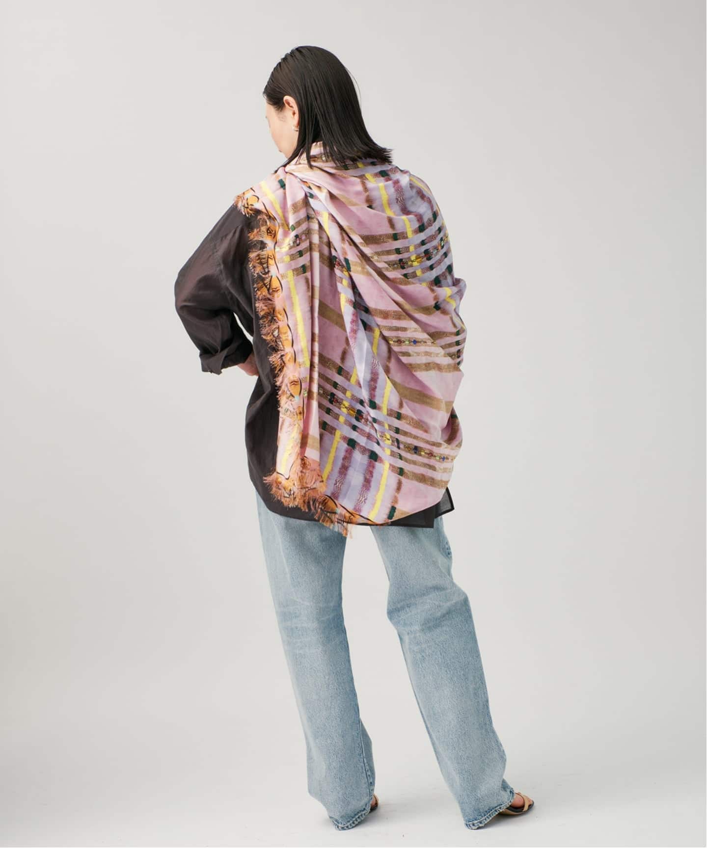 追加》PIERRE LOUIS MASCIA ピエール ルイマーシャ Scarf 135x194cm