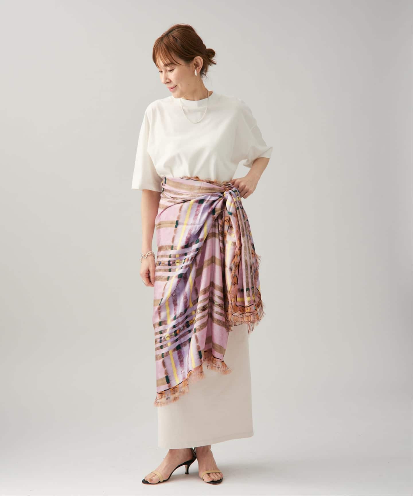 追加》PIERRE LOUIS MASCIA ピエール ルイマーシャ Scarf 135x194cm