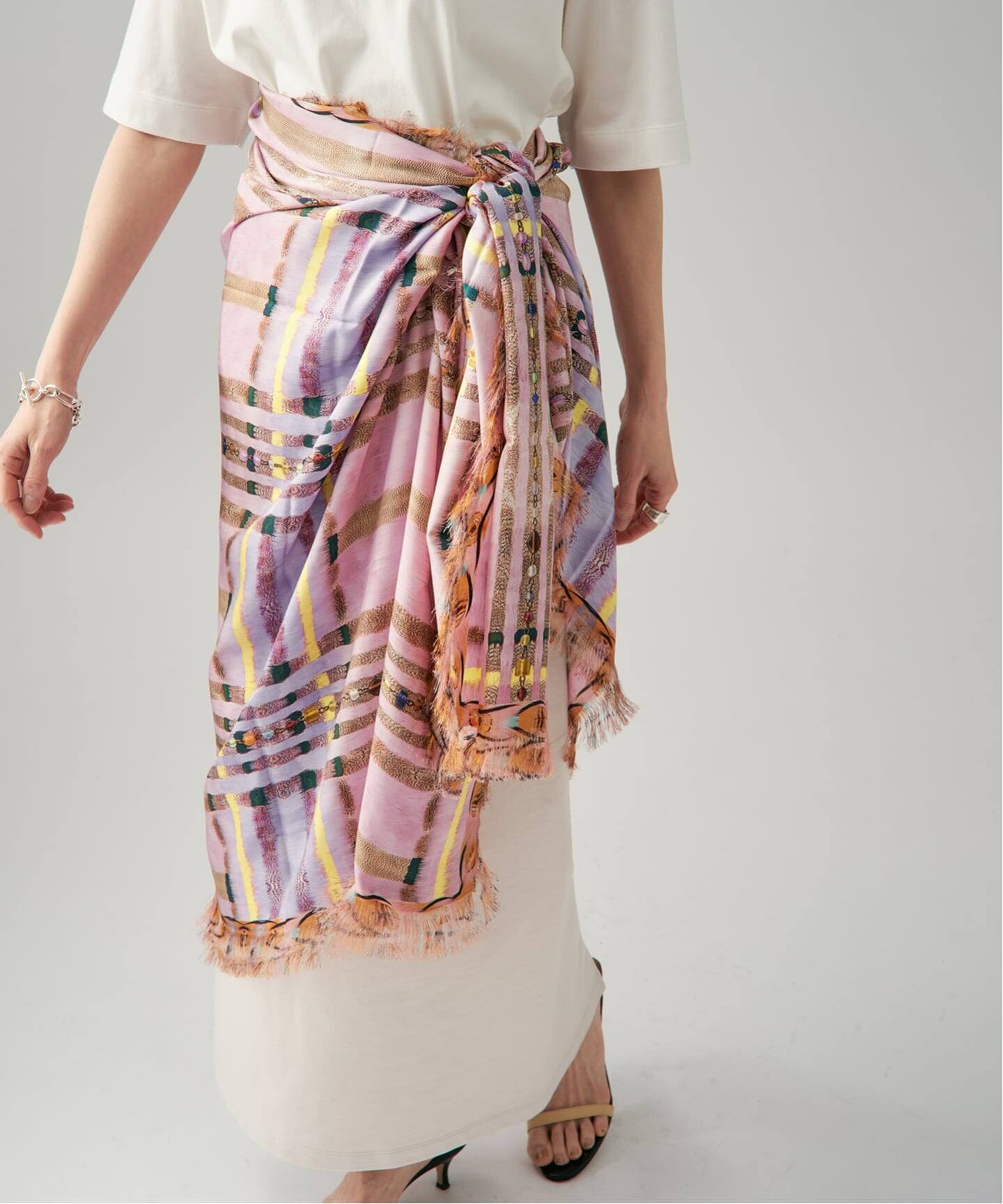 追加》PIERRE LOUIS MASCIA ピエール ルイマーシャ Scarf 135x194cm
