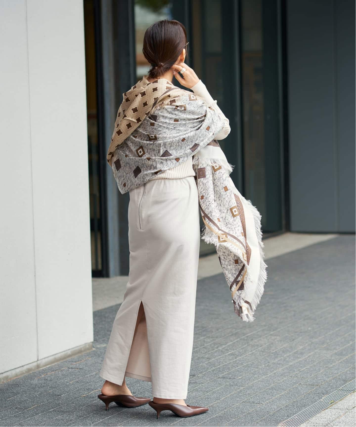 追加》PIERRE LOUIS MASCIA ピエール ルイマーシャScarf 135x194cm